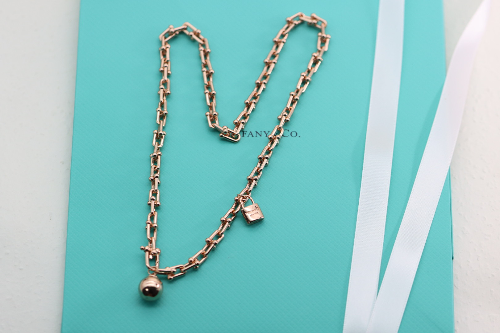 Tiffany & Co. Tiffany&Co.Hardwear 圆球锁头竹节项链