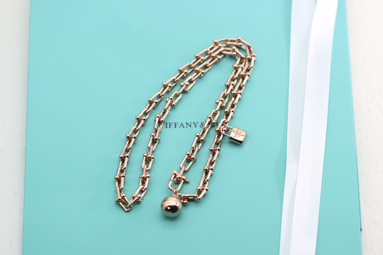 Tiffany & Co. Tiffany&Co.Hardwear 圆球锁头竹节项链