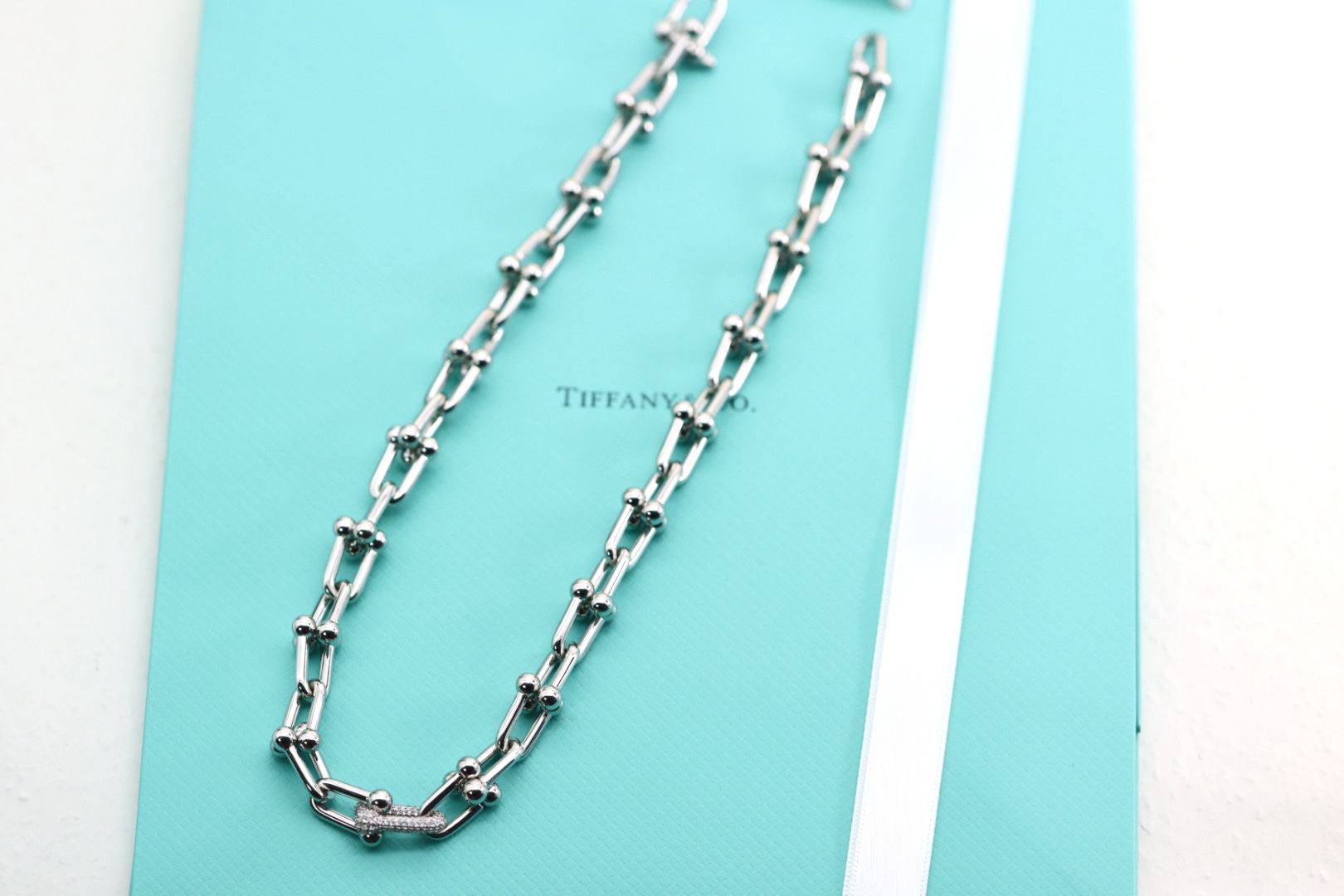Tiffany & Co. 蒂芙尼tiffany&Co. hardward U型竹节扣项链