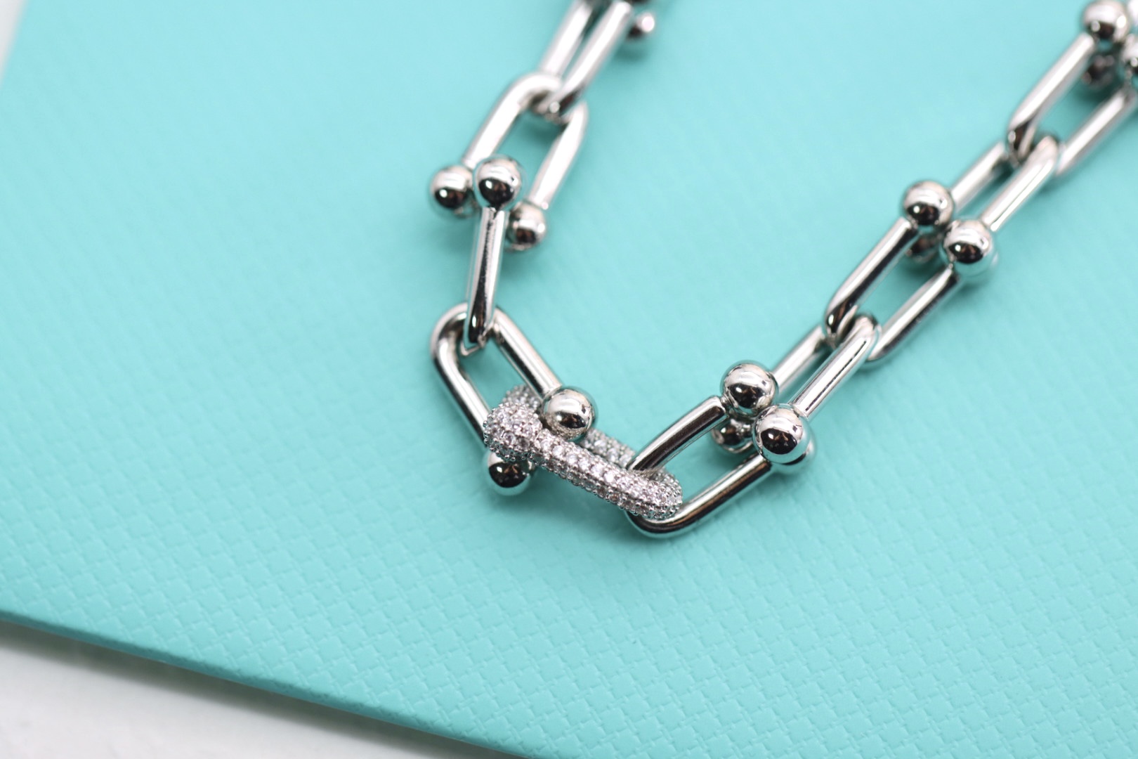 Tiffany & Co. 蒂芙尼tiffany&Co. hardward U型竹节扣项链