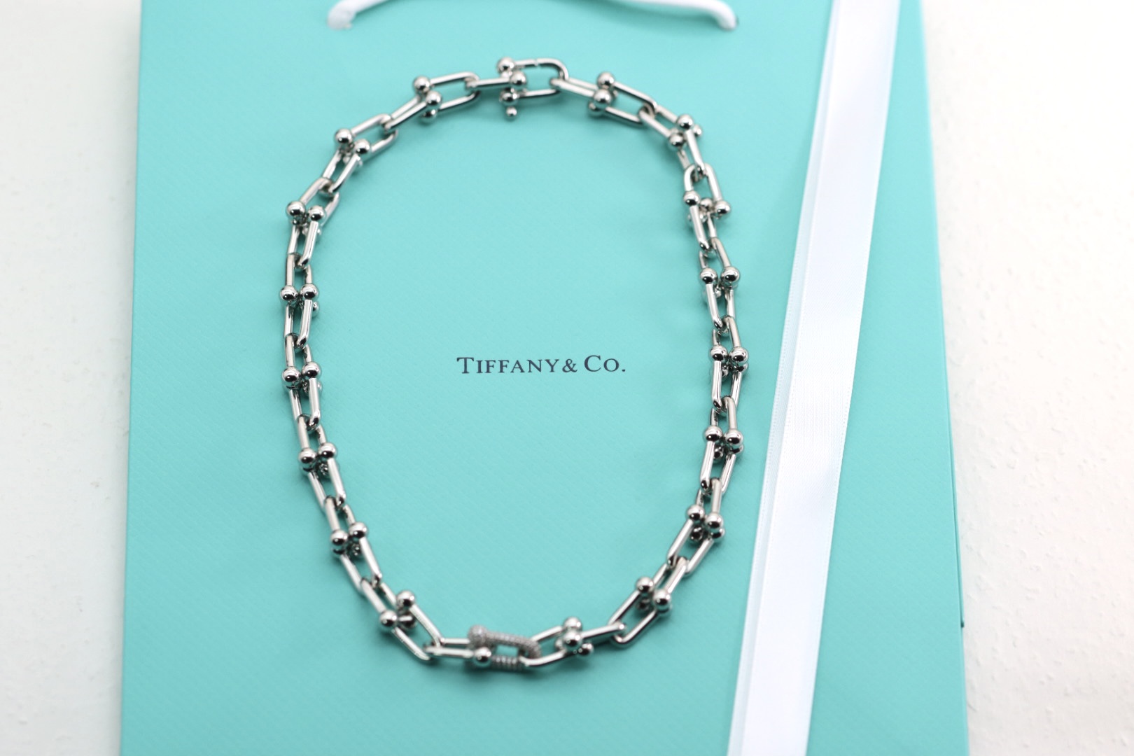 Tiffany & Co. 蒂芙尼tiffany&Co. hardward U型竹节扣项链