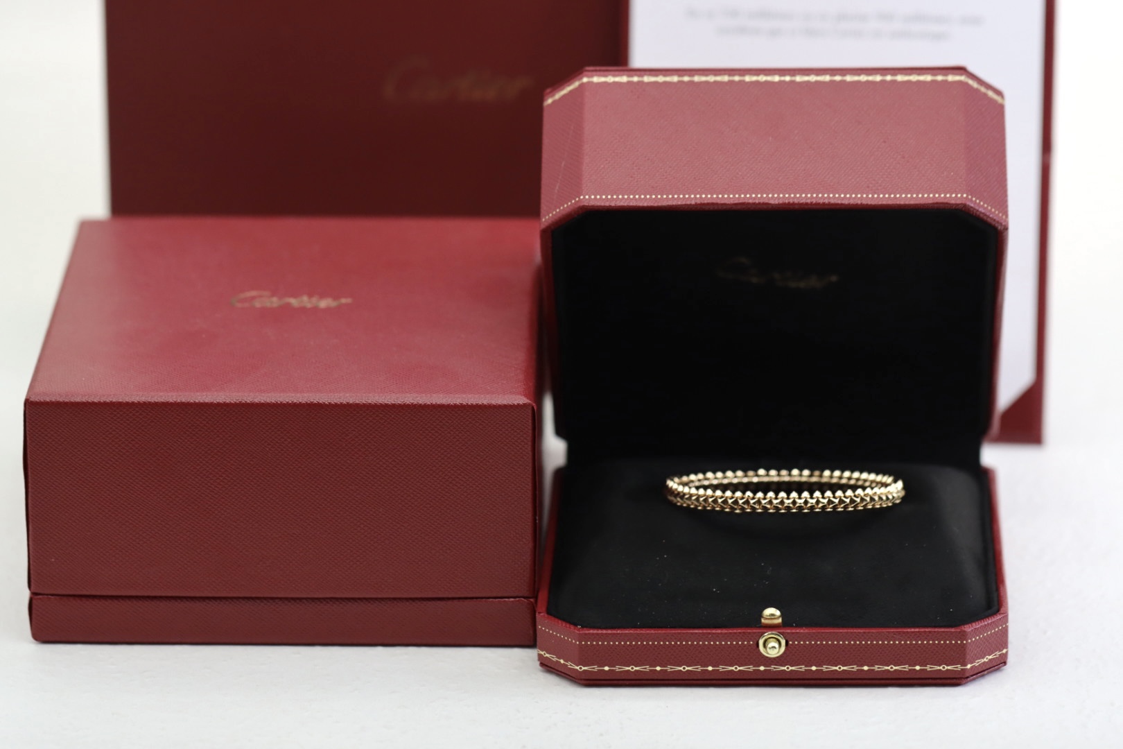 Cartier 卡地亚 玫瑰金铆钉（子弹头）手镯