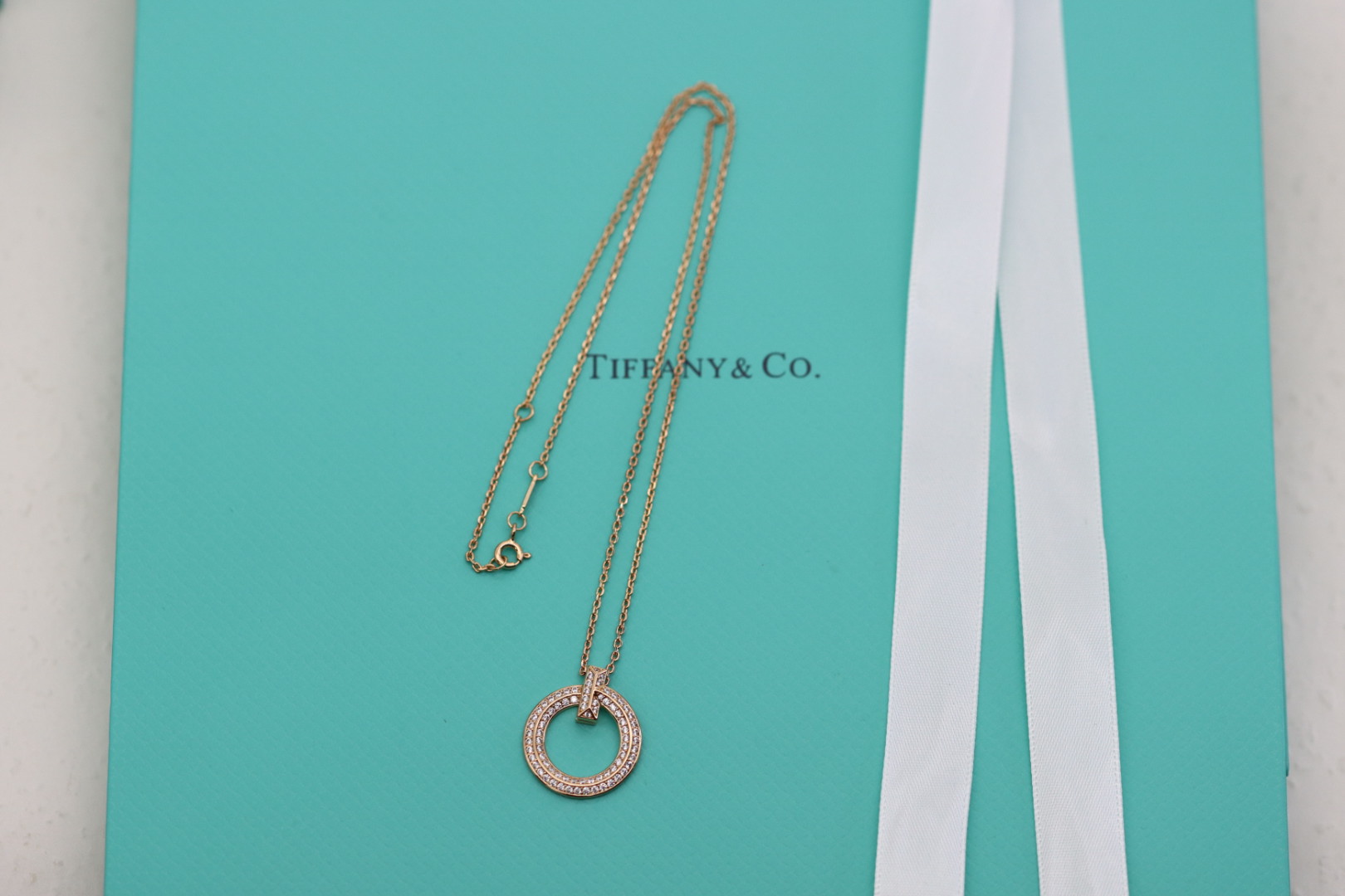 Tiffany & Co. Tiffany&Co. T1系列 无可替代圈形锁骨项链