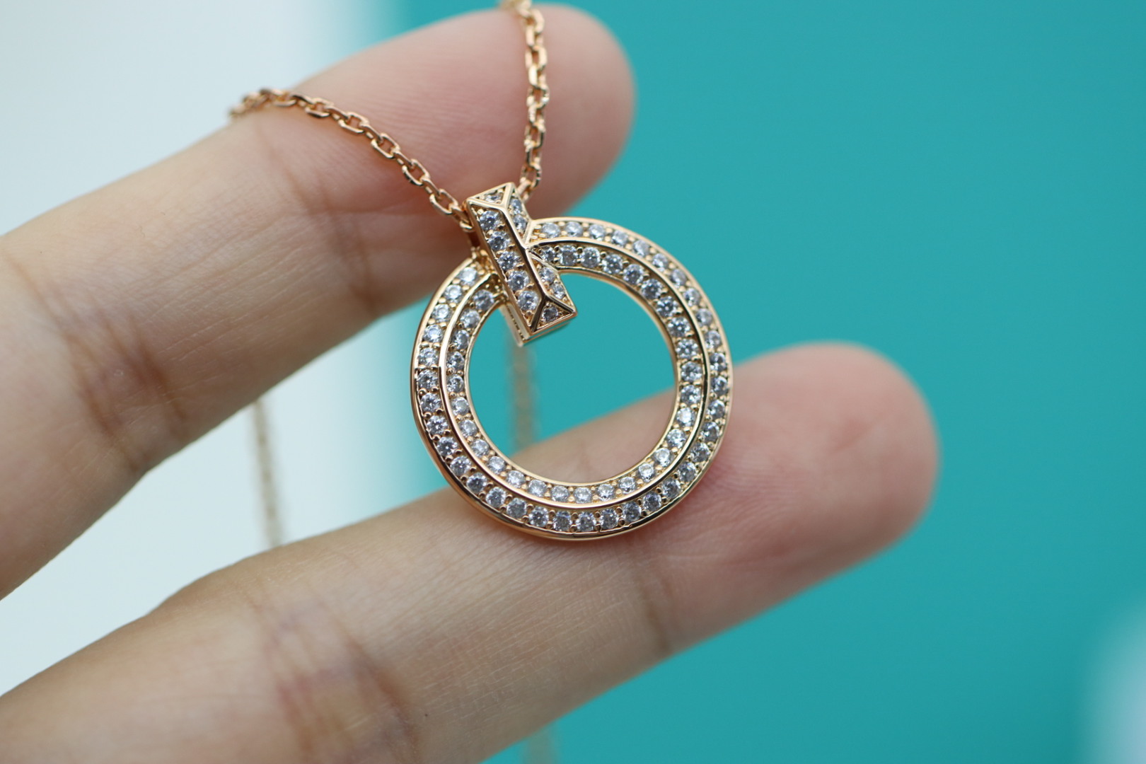 Tiffany & Co. Tiffany&Co. T1系列 无可替代圈形锁骨项链