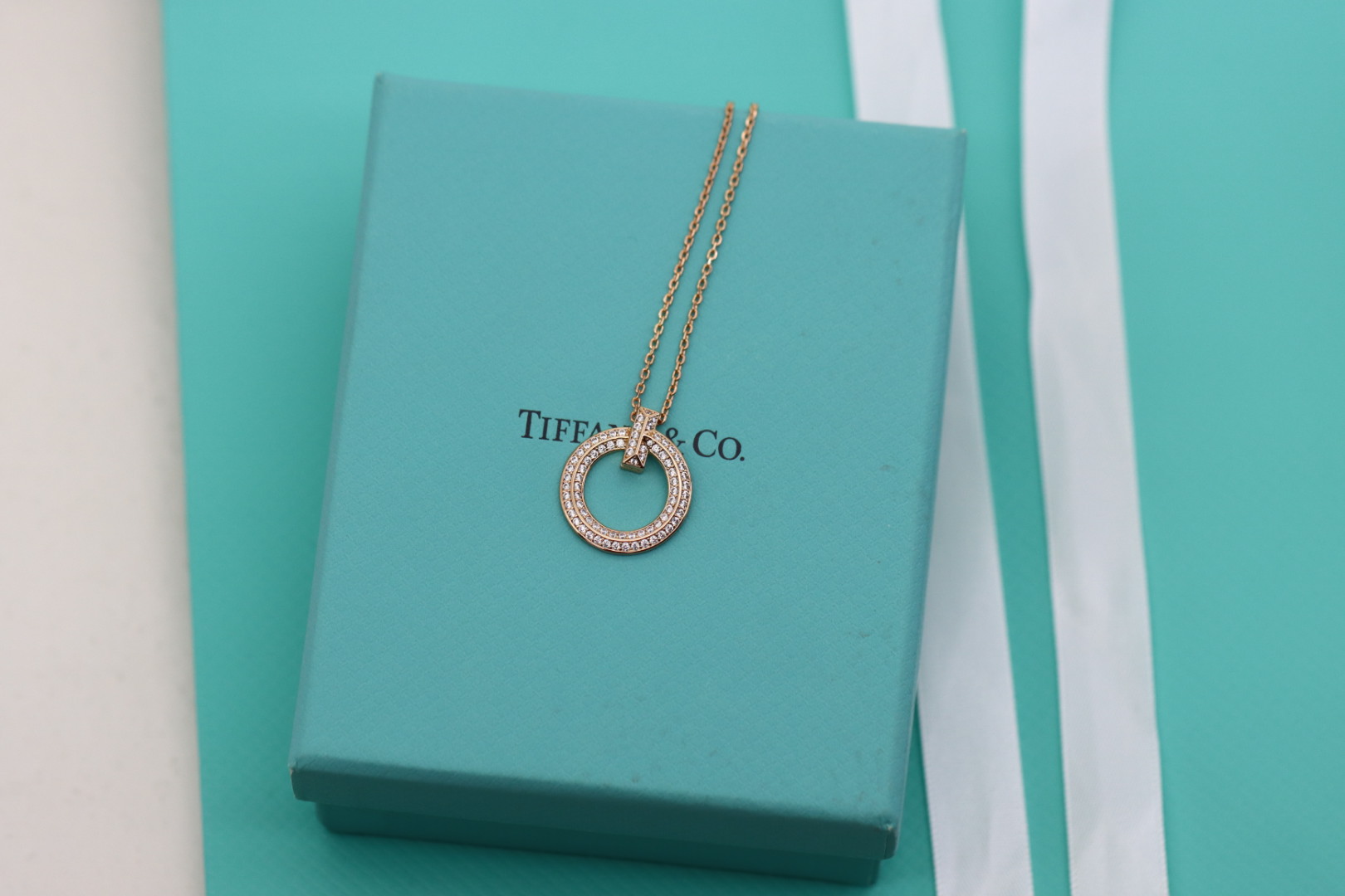 Tiffany & Co. Tiffany&Co. T1系列 无可替代圈形锁骨项链