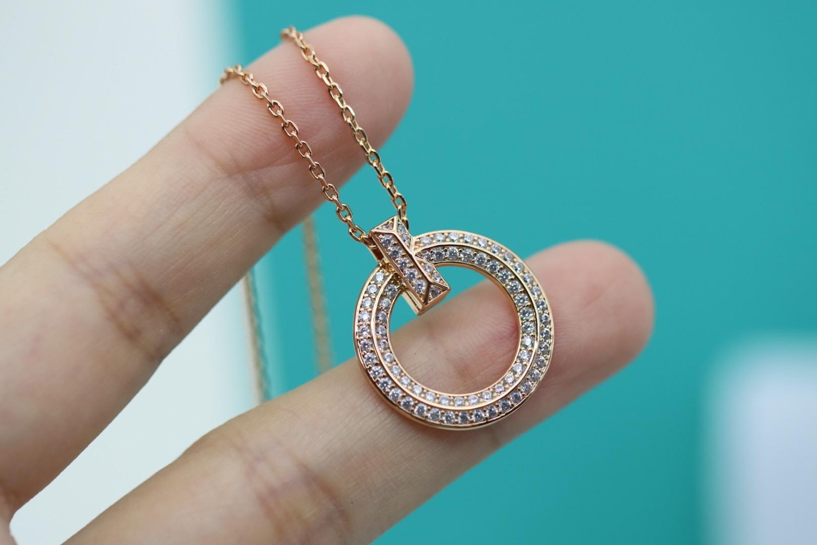 Tiffany & Co. Tiffany&Co. T1系列 无可替代圈形锁骨项链