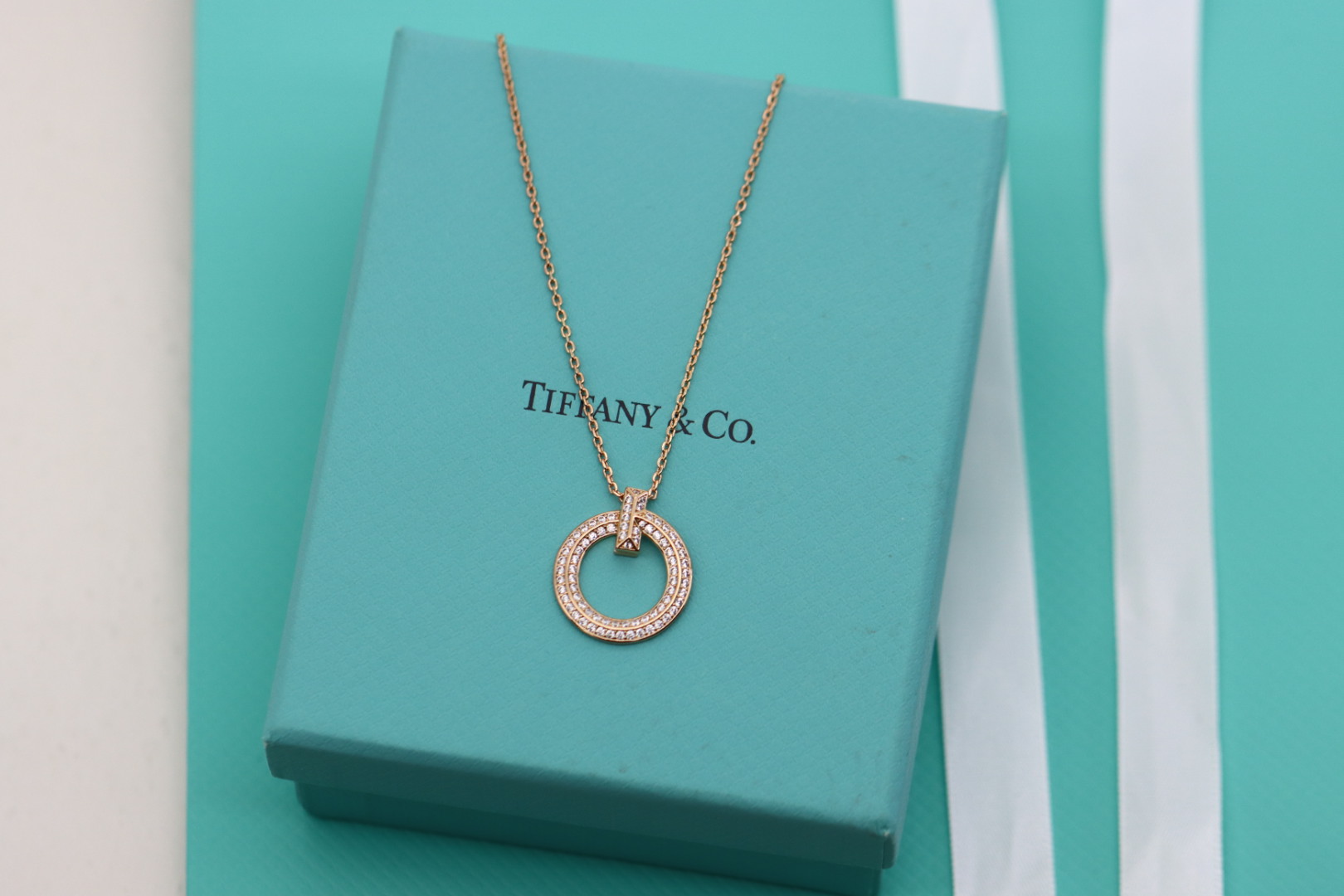 Tiffany & Co. Tiffany&Co. T1系列 无可替代圈形锁骨项链