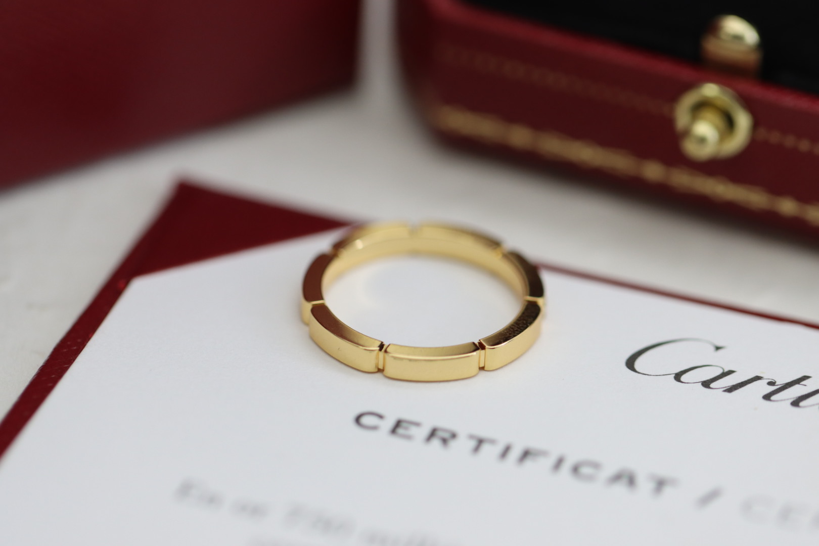 Cartier Cartier/卡地亚 LOVE系列 Maillon链结满钻戒指