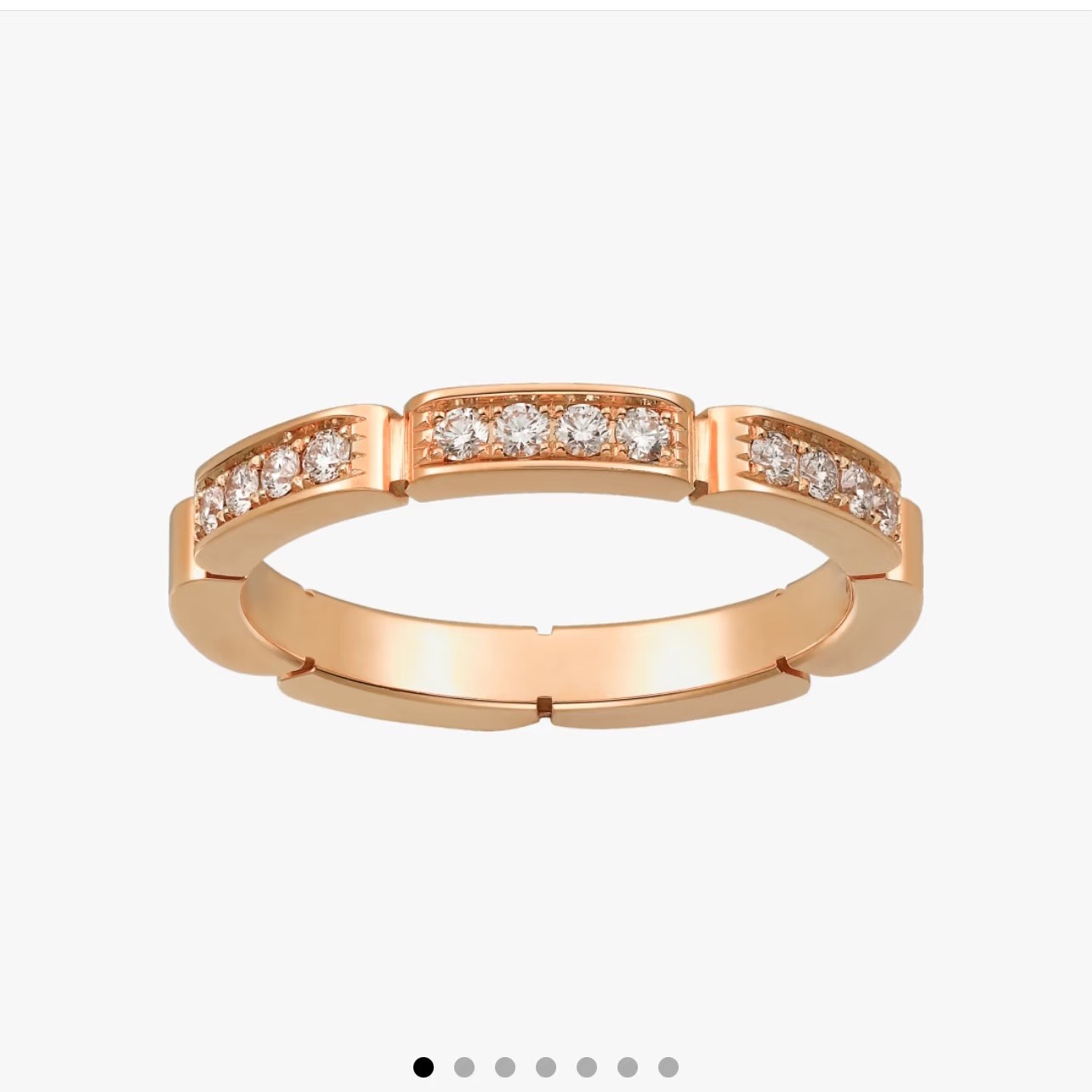 NO:574273,New product recommendation Cartier/Cartier LOVE series Maillon chain full diamond ring v-gold thick plated gold production, comprehensive upgrade, thick gold plating, long-lasting color retention, refurbished in all aspects, more refined craftsmanship, code number 5-6-7-8 (US code), Cartier ring, cartier, cartier, ring19860909新品推荐 Cartier/卡地亚 LOVE系列 Maillon链结满钻戒指 v金厚镀咪金制作,全面升级,厚金电镀,保色持久,各个方面都翻新制作,工艺更加精细, 码数5-6-7-8（美码）,卡地亚戒指,cartier,cartier,ring,Jewelry