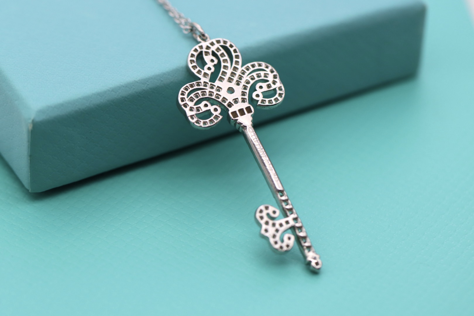 Tiffany & Co. Tiffany&Co.925纯银 鸢尾花钥匙项链