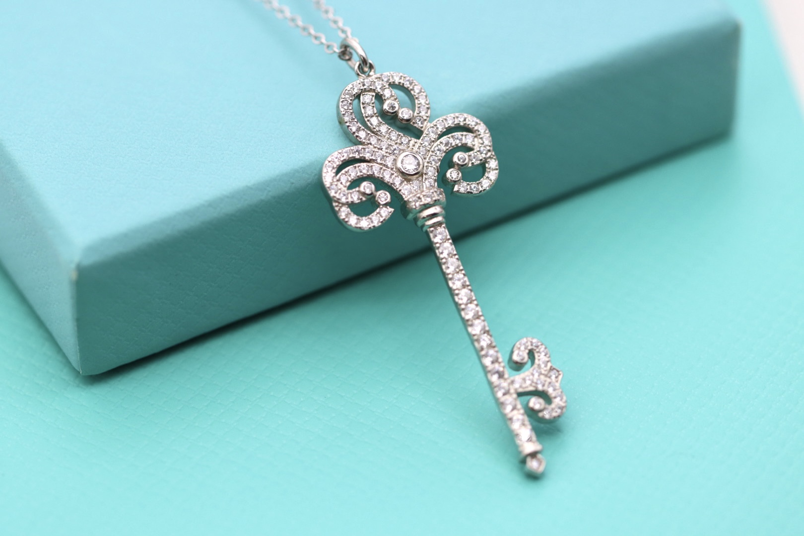 Tiffany & Co. Tiffany&Co.925纯银 鸢尾花钥匙项链