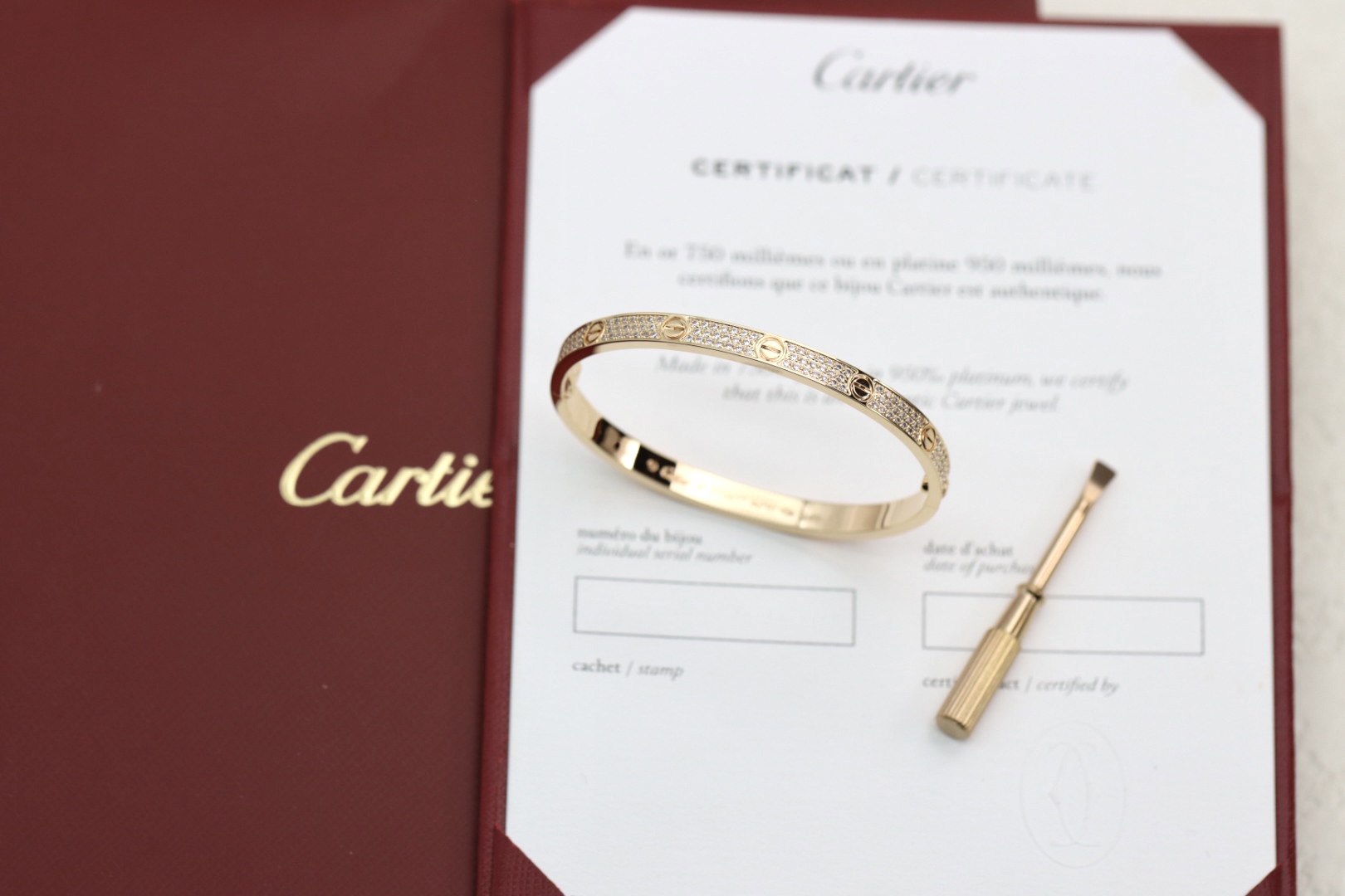 Cartier Cartier 新款中宽love满天星手镯