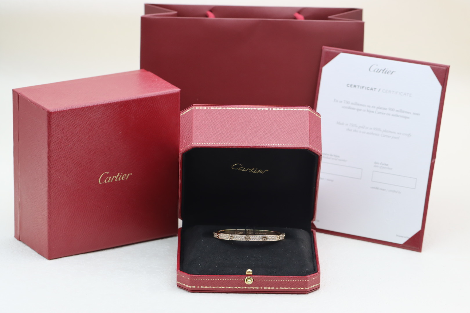 Cartier Cartier 新款中宽love满天星手镯