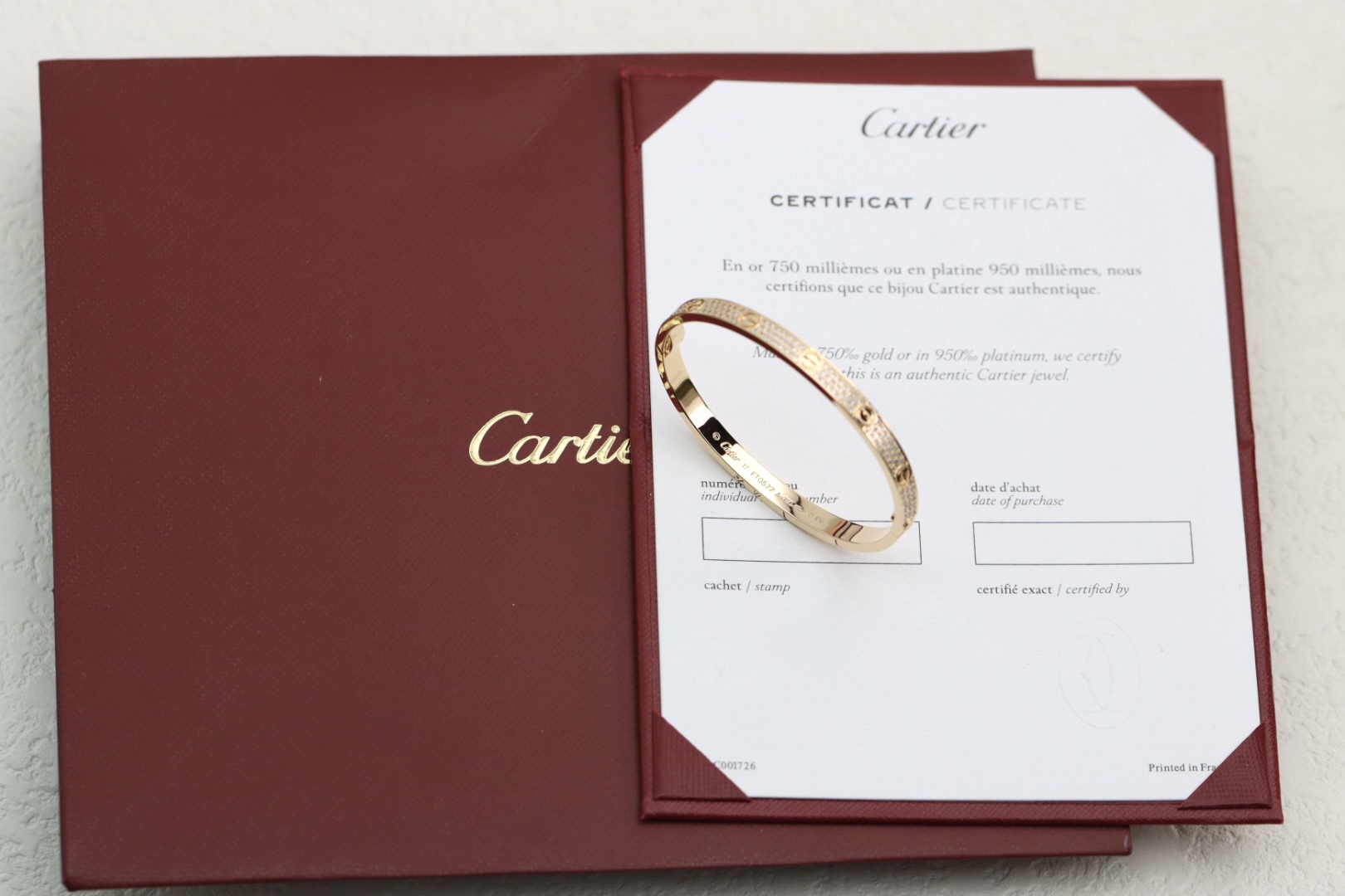 Cartier Cartier 新款中宽love满天星手镯