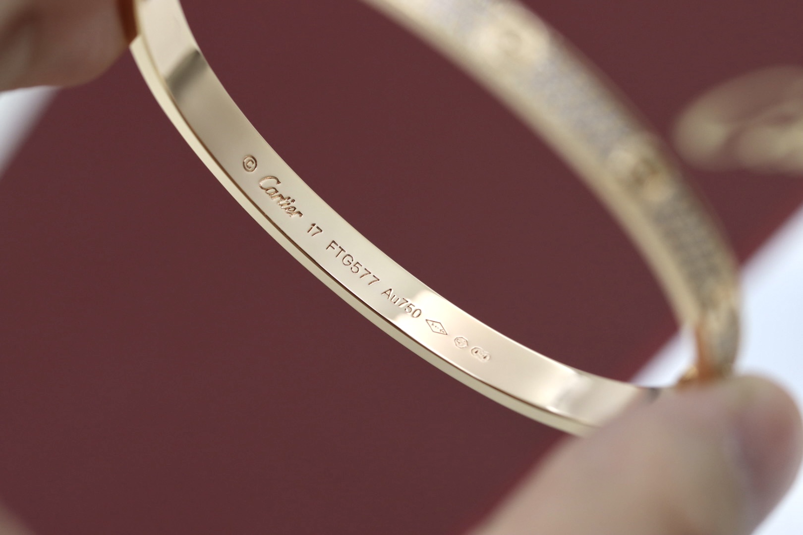 Cartier Cartier 新款中宽love满天星手镯
