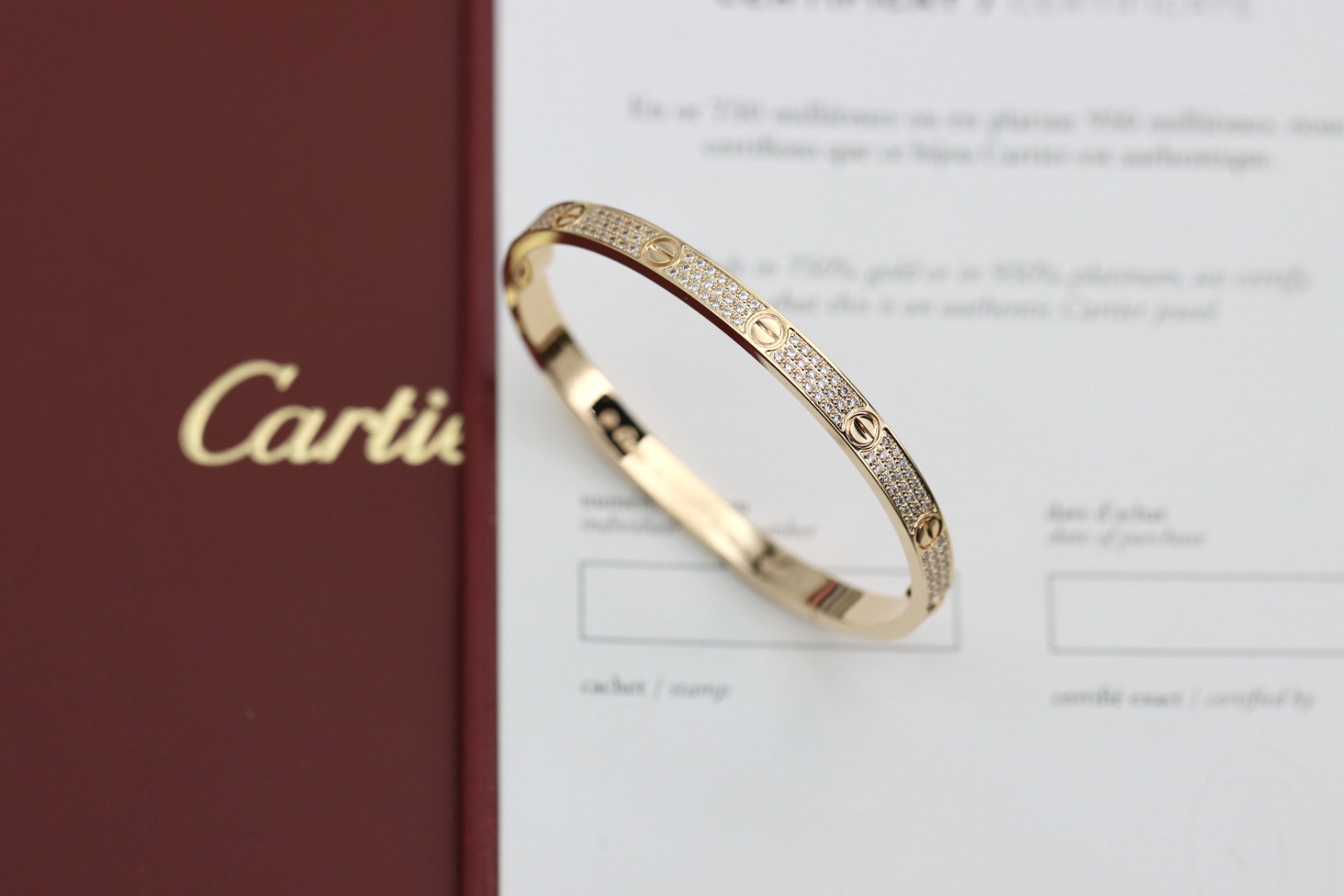 Cartier Cartier 新款中宽love满天星手镯