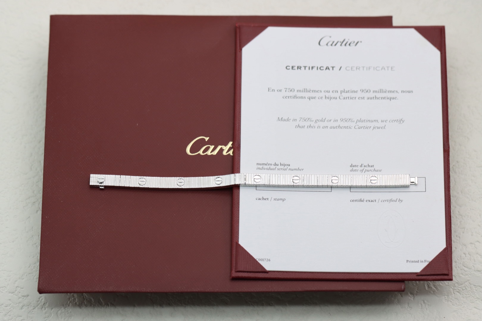 Cartier Cartier Love银色 玫瑰金 腕链式手镯