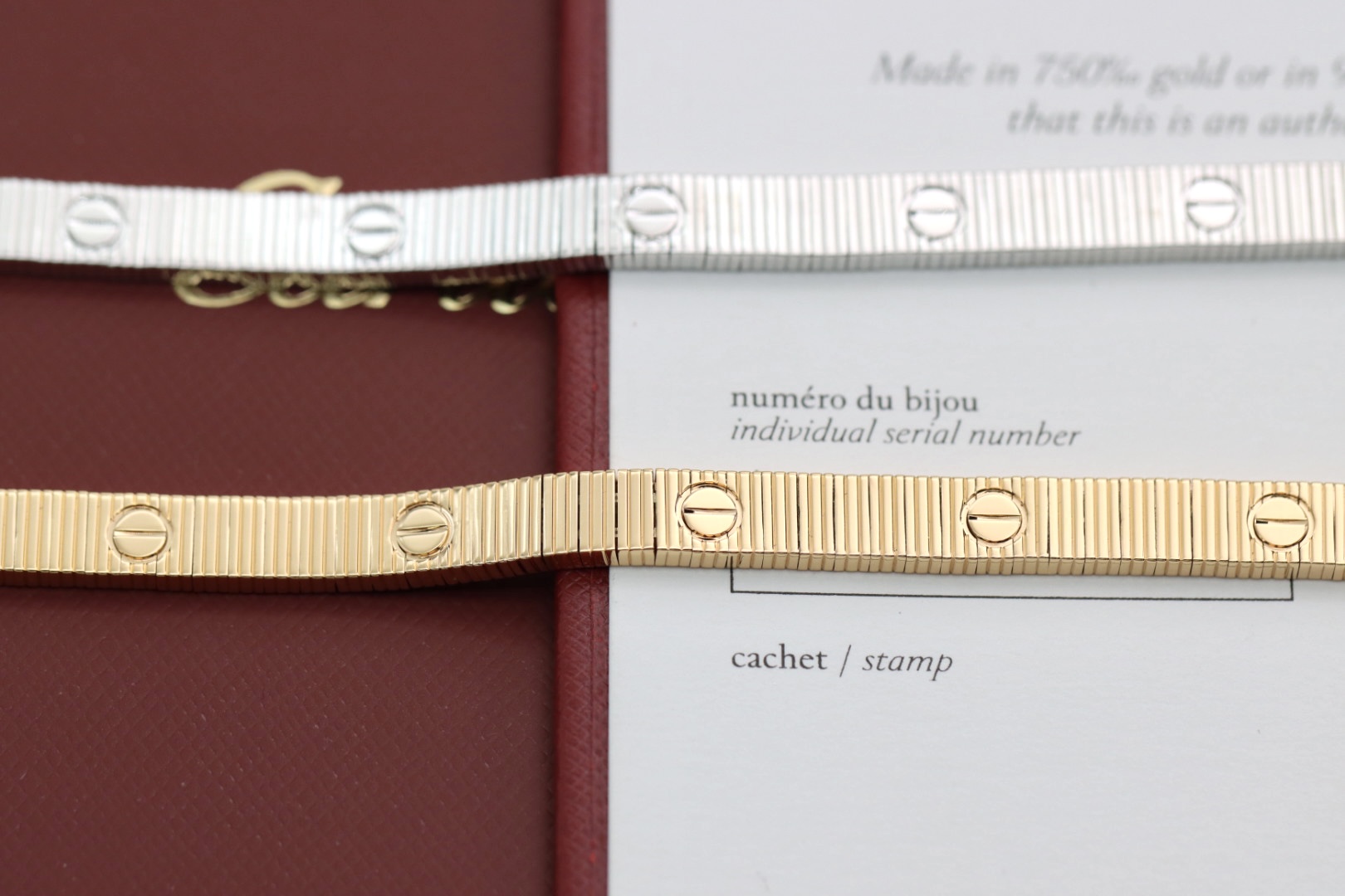 Cartier Cartier Love银色 玫瑰金 腕链式手镯