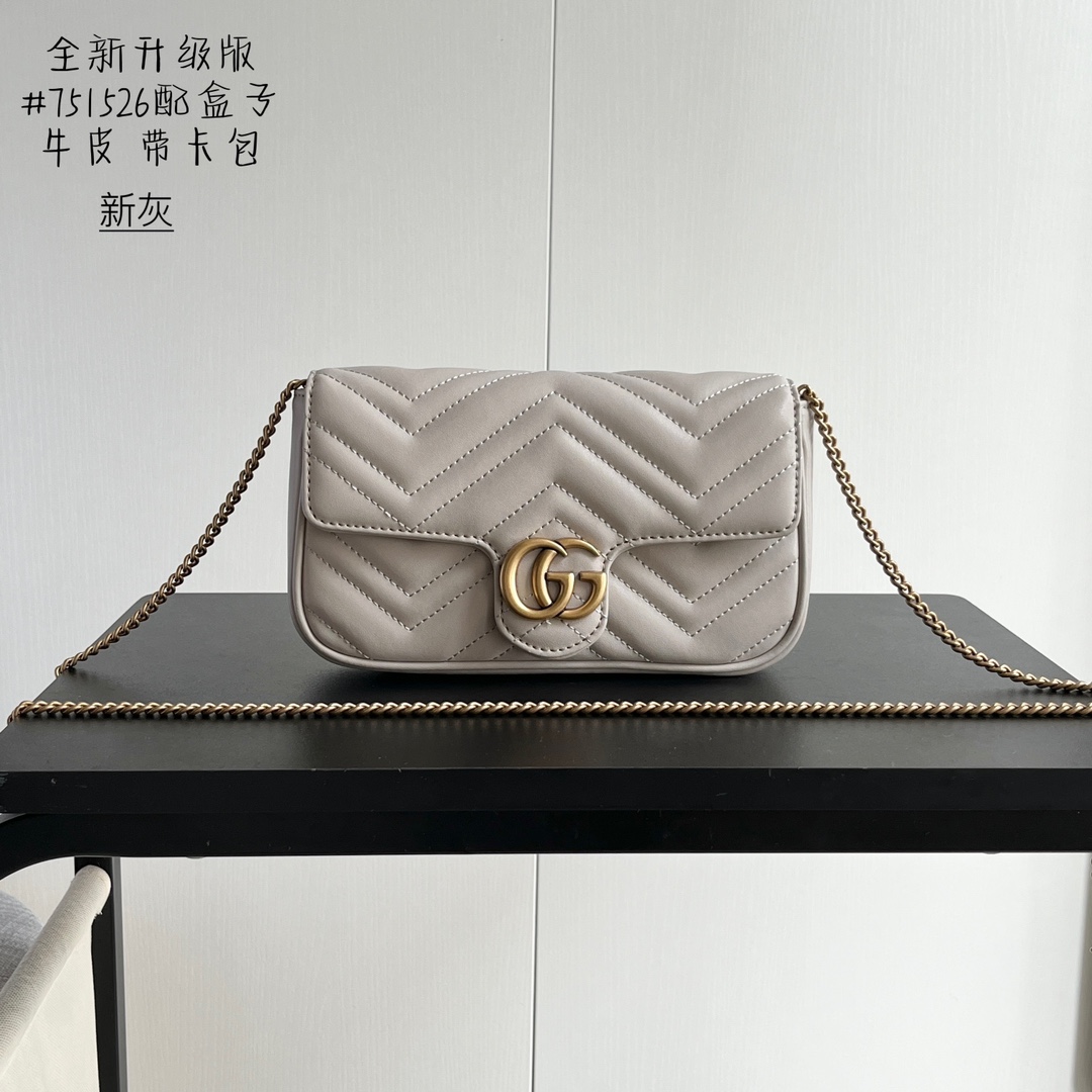 Gucci Marmont Sacs À Main Grosses soldes
 Cuir de vache Genuine Leather La chaîne