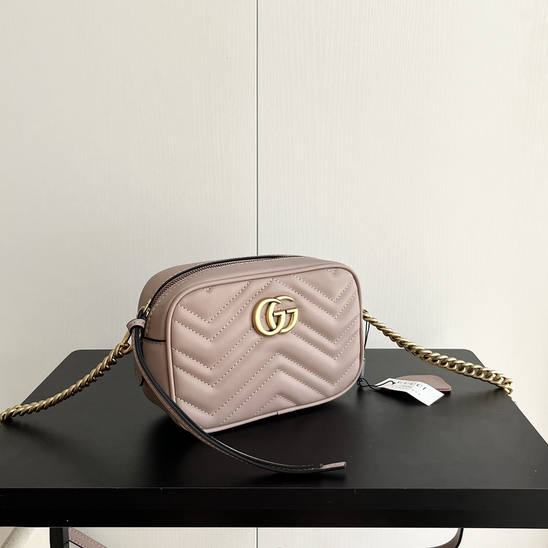 升级版升级版实拍#

型号：奶茶
尺寸：18*12*6牛皮

GG marmont系列nano精致可爱
