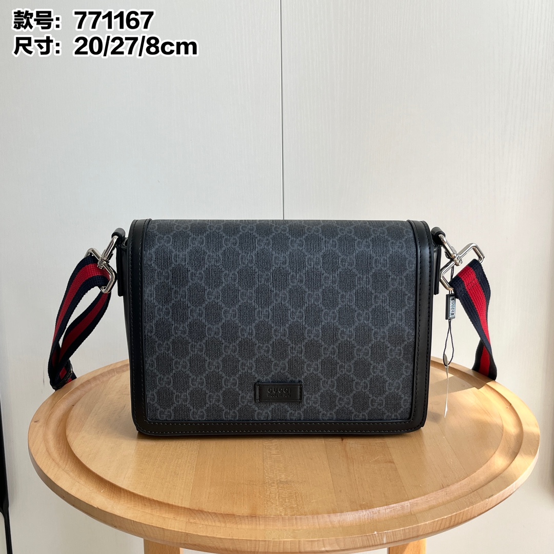 Gucci GG Supreme Crossbody & Shoulder Bags Best Quality Replica
 Black Canvas Fabric