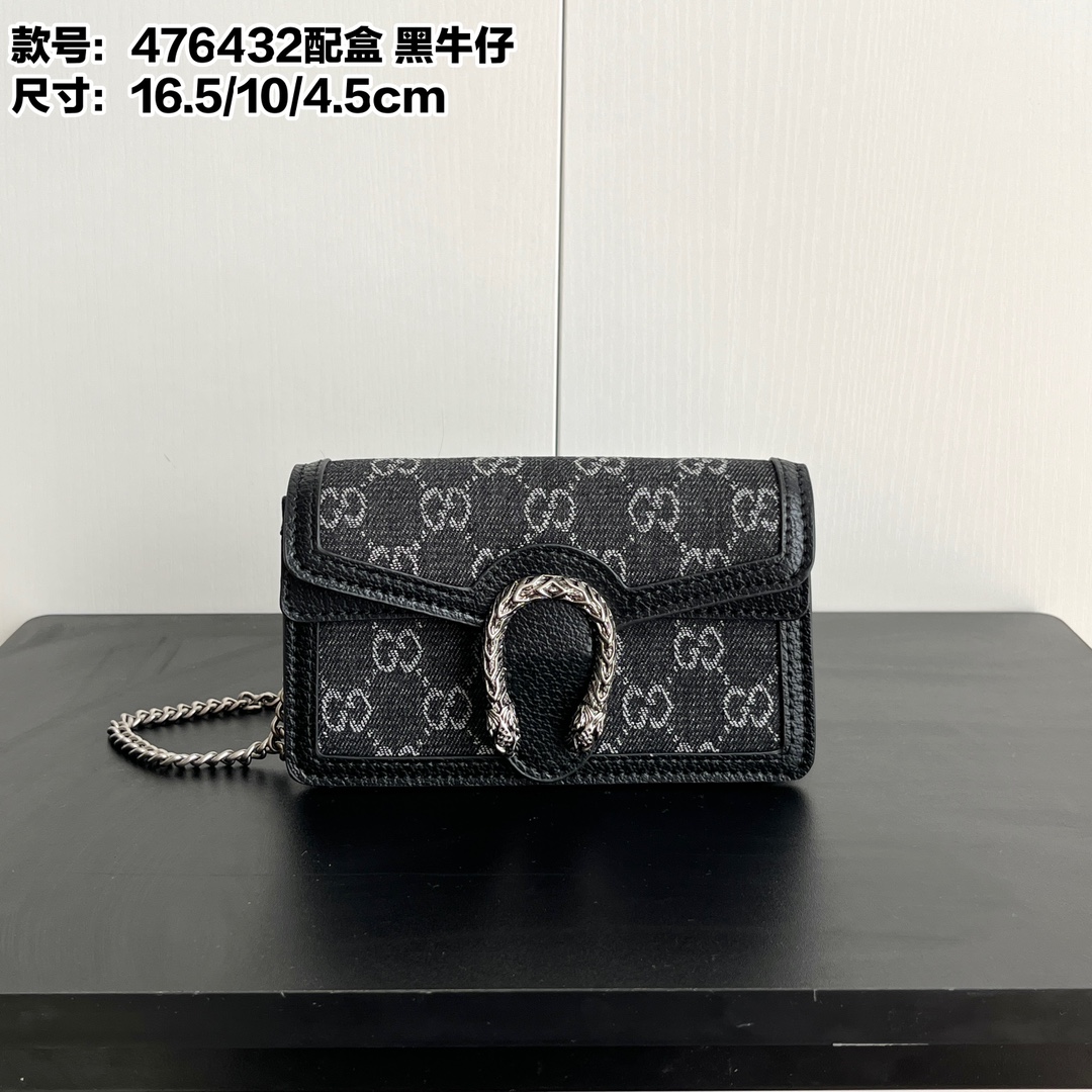 Toma real # Viene con caja Modelo: 476432 Denim negro Tamaño: 16.5x10x4.5cm 𝙂𝙪𝙘𝙘𝙞 𝘿𝙞𝙤𝙣𝙮𝙨𝙪𝙨 𝙈𝙞𝙣𝙞 16.5 X…