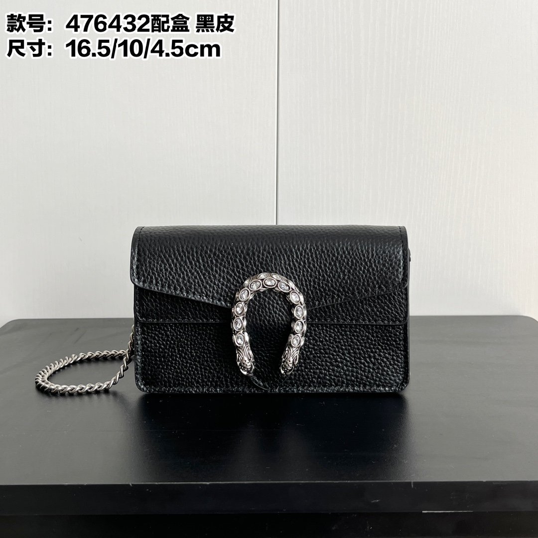 Toma real # Viene con caja Modelo: 476432 Cuero negro Tamaño: 16.5x10x4.5cm 𝙂𝙪𝙘𝙘𝙞 𝘿𝙞𝙤𝙣𝙮𝙨𝙪𝙨 𝙈𝙞𝙣𝙞 16.5 X…