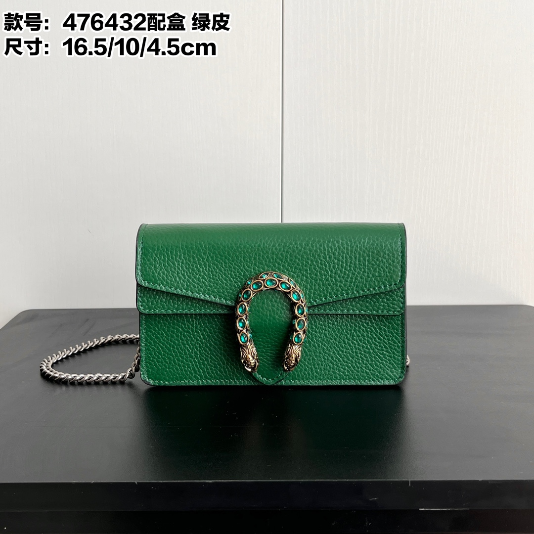 Toma real # Con caja Modelo: 476432 Cuero verde Tamaño: 16.5x10x4.5cm 𝙂𝙪𝙘𝙘𝙞 𝘿𝙞𝙤𝙣𝙮𝙨𝙪𝙨 𝙈𝙞𝙣𝙞 16.5 Pequeño…