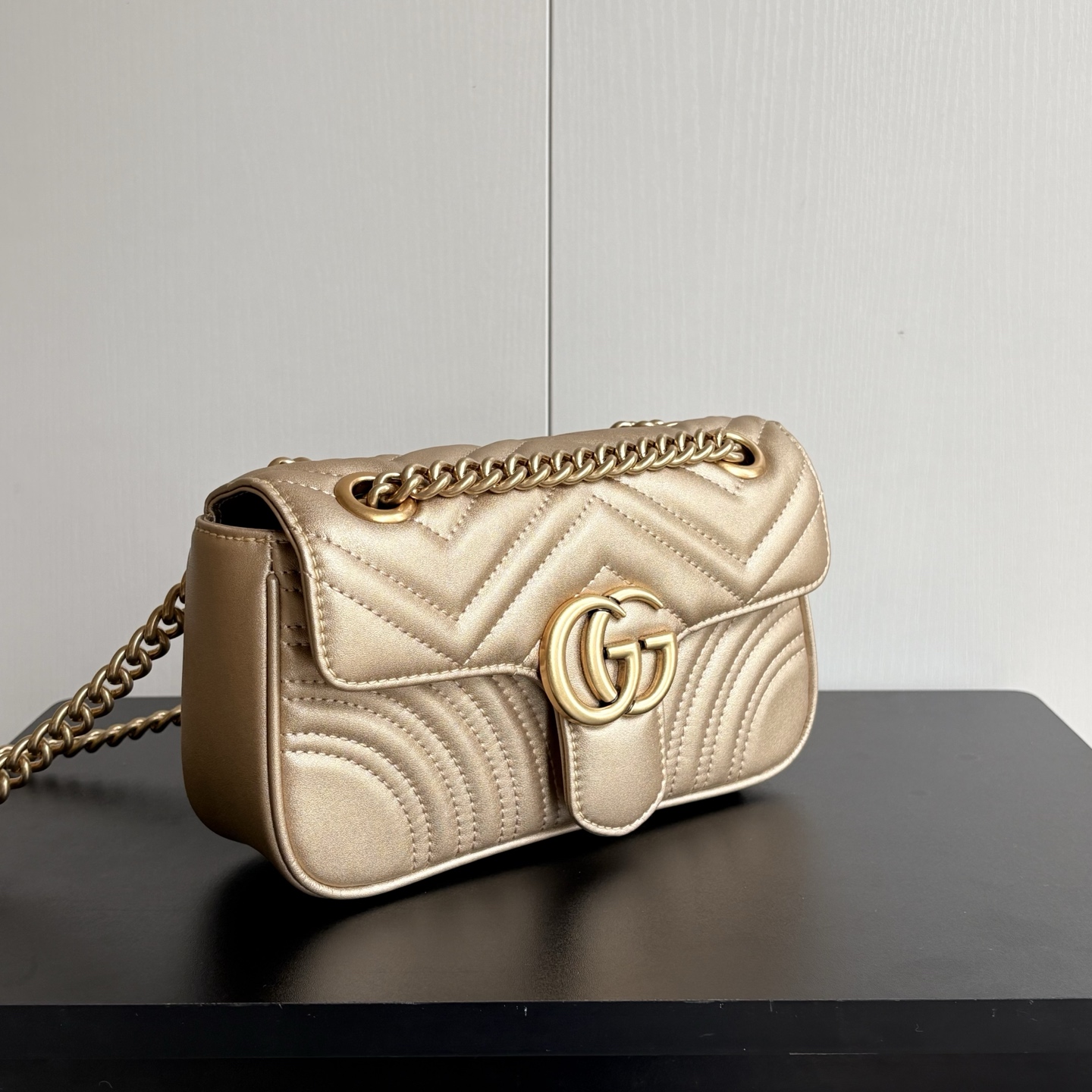 升级版实拍#

款号：
尺寸：22-6-13cm

GG marmont  小号
小号较小可爱 空间容量