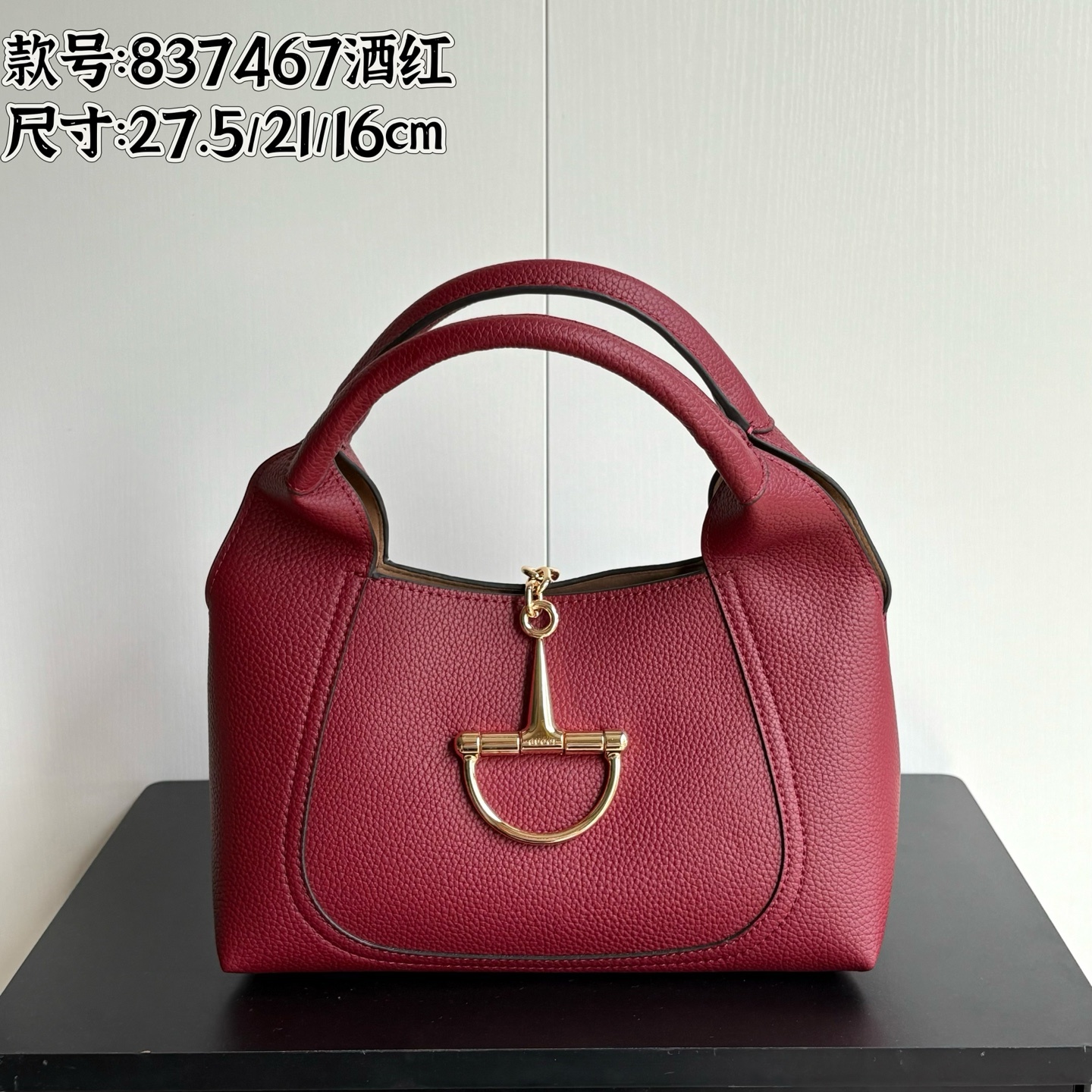 升级版实拍#款号:酒红尺寸:27.5X21X16~Gucci Softbit系列小号肩背包,匠心融蕴半马