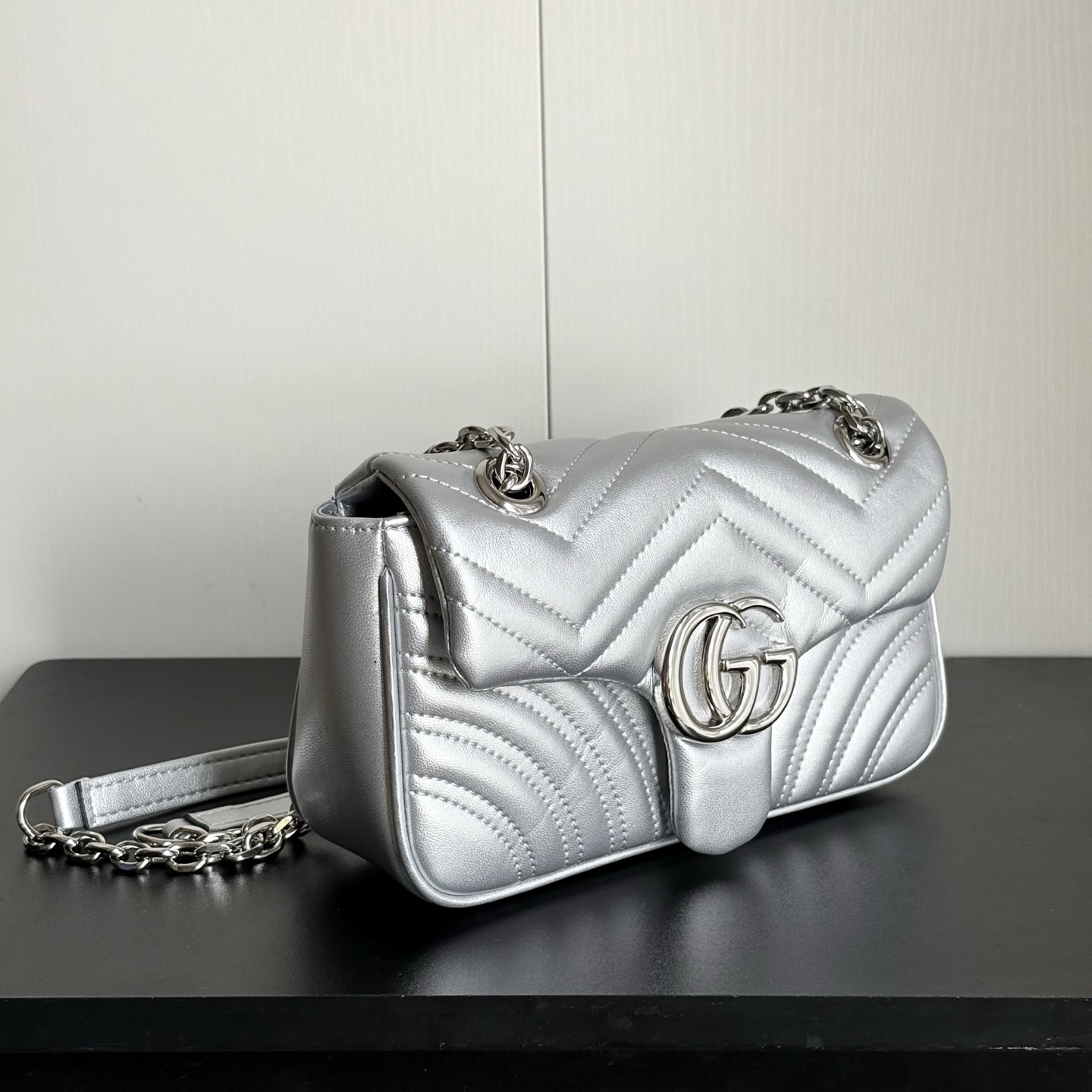 升级版实拍#💰190

款号：837280
尺寸：22/12.5/6cm

Marmont2.0系列 火爆！
