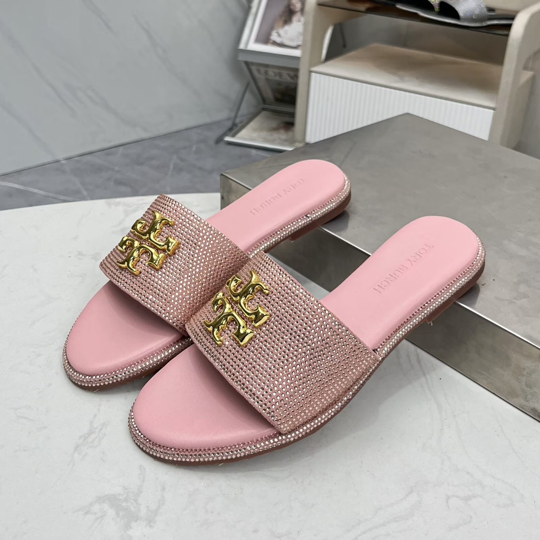 NO:419850,Size 35-42 Toli Birch Fashion Comfortable Lazy Slippers, Fabric Cowhide, Sheepskin, Rubber Outsole., Slippers, Slippers, Cowhide, Sheepskin1986090935-42码 托丽伯奇时尚舒适懒人拖鞋,面料牛皮烫钻,羊皮里,橡胶大底.,拖鞋,slippers,cowhide,sheepskin,Women's Shoes