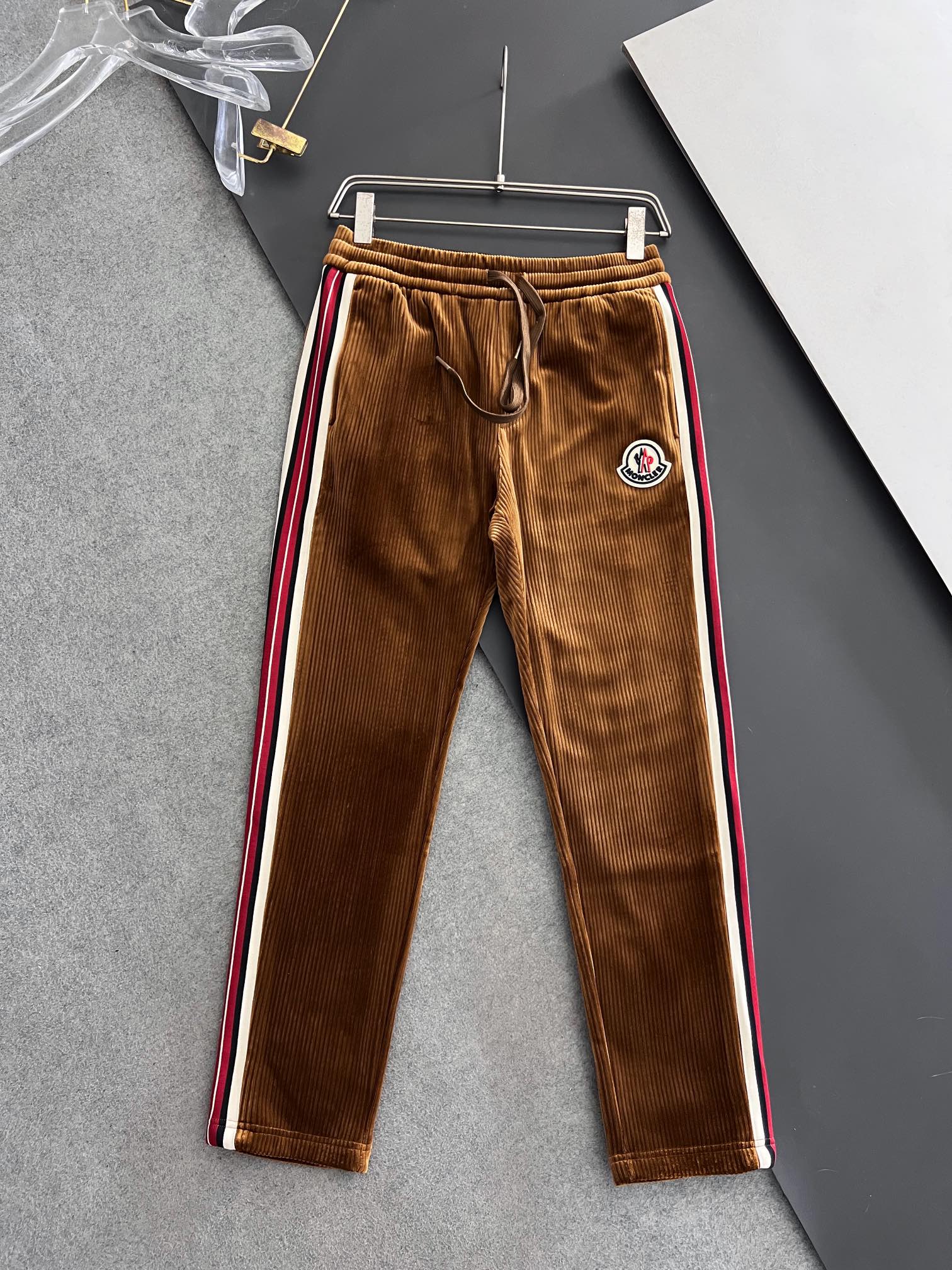 Moncler Clothing Pants & Trousers Corduroy Fall/Winter Collection Casual