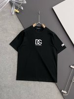 Clothing T-Shirt Black Spring/Summer Collection Short Sleeve