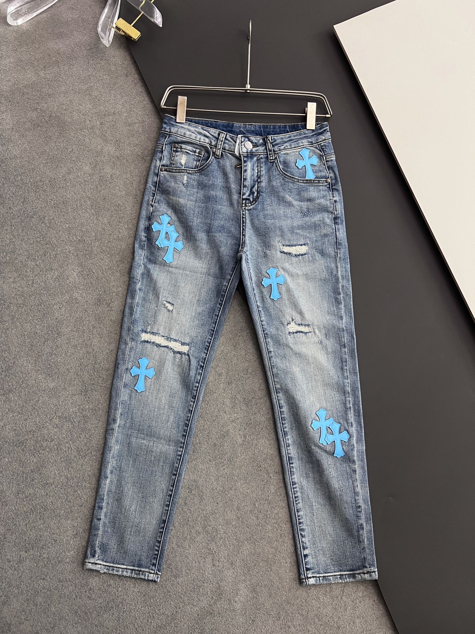 Chrome Hearts Clothing Jeans Casual