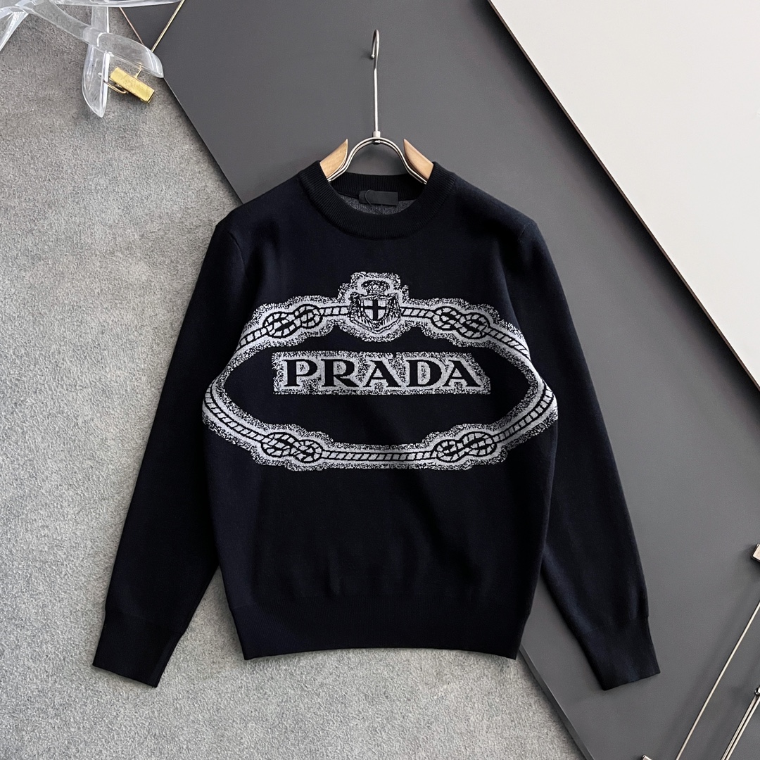 Prada Knock -off
 Kleding Sweatshirts Breien Herfst/winter collectie Fashion