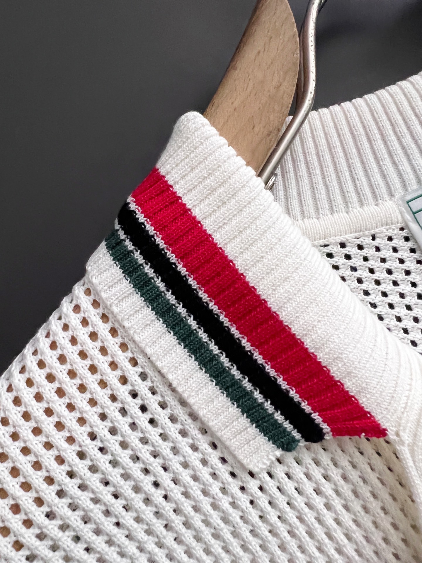 Casablanc* 2025Ss Spring/Summer Runway Series Knitted Set,Nylon Mesh Fabric 6 i1749397672488 9945 0 4