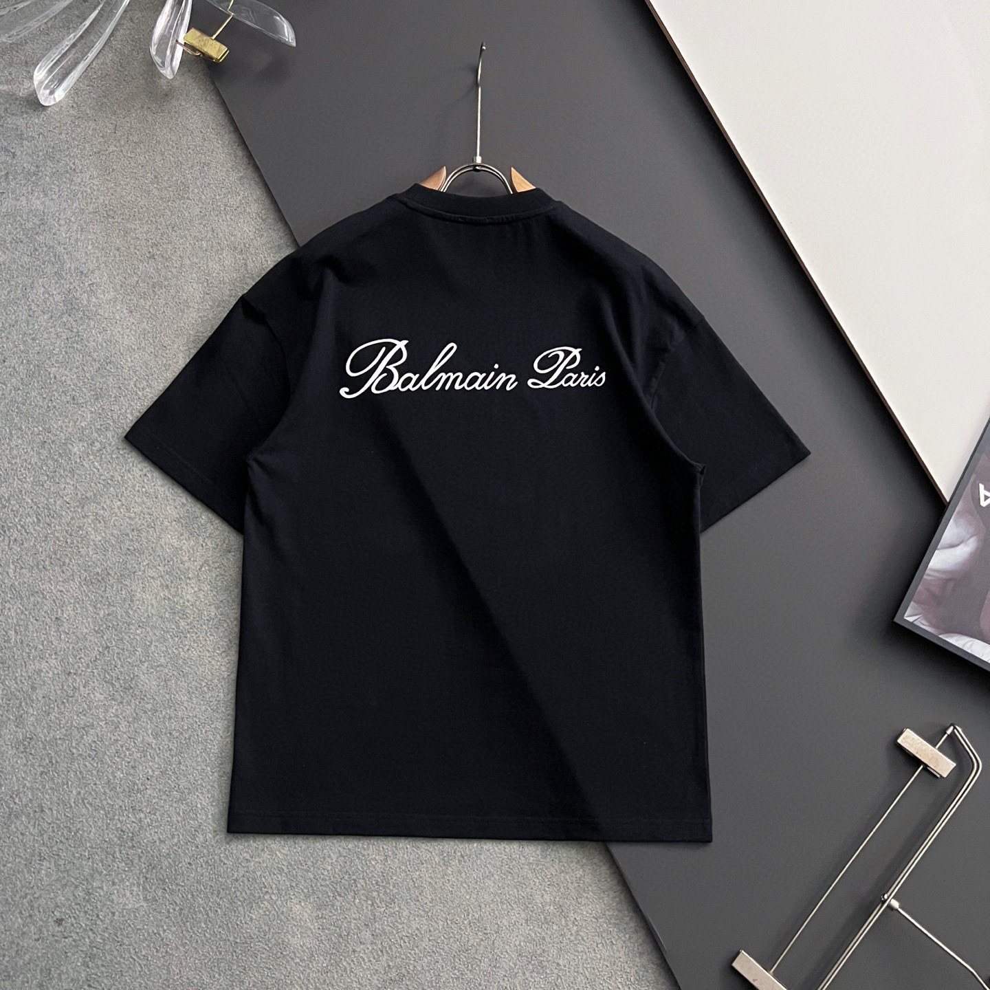 “Balman 2025 Spring/Summer T-shirts: Embroidered Logo, 310g Cotton, Unisex Design” - 图片 6
