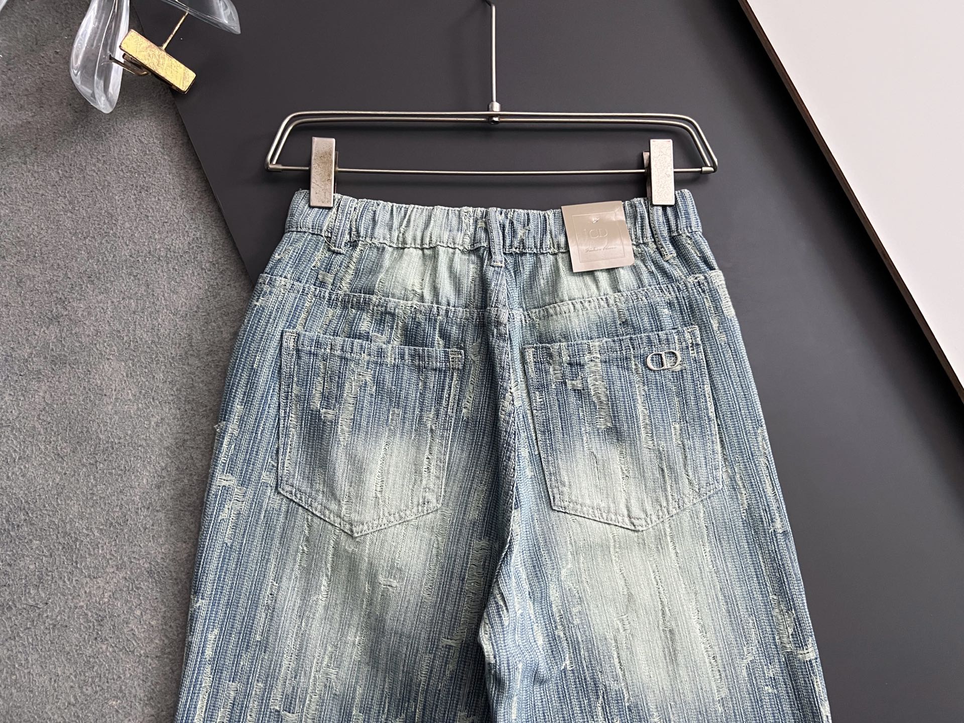 Regenerative Agriculture Inspired Blue Cotton Jeans: Quality Dollar CD* 25SS – Care Instructions Included - 图片 8