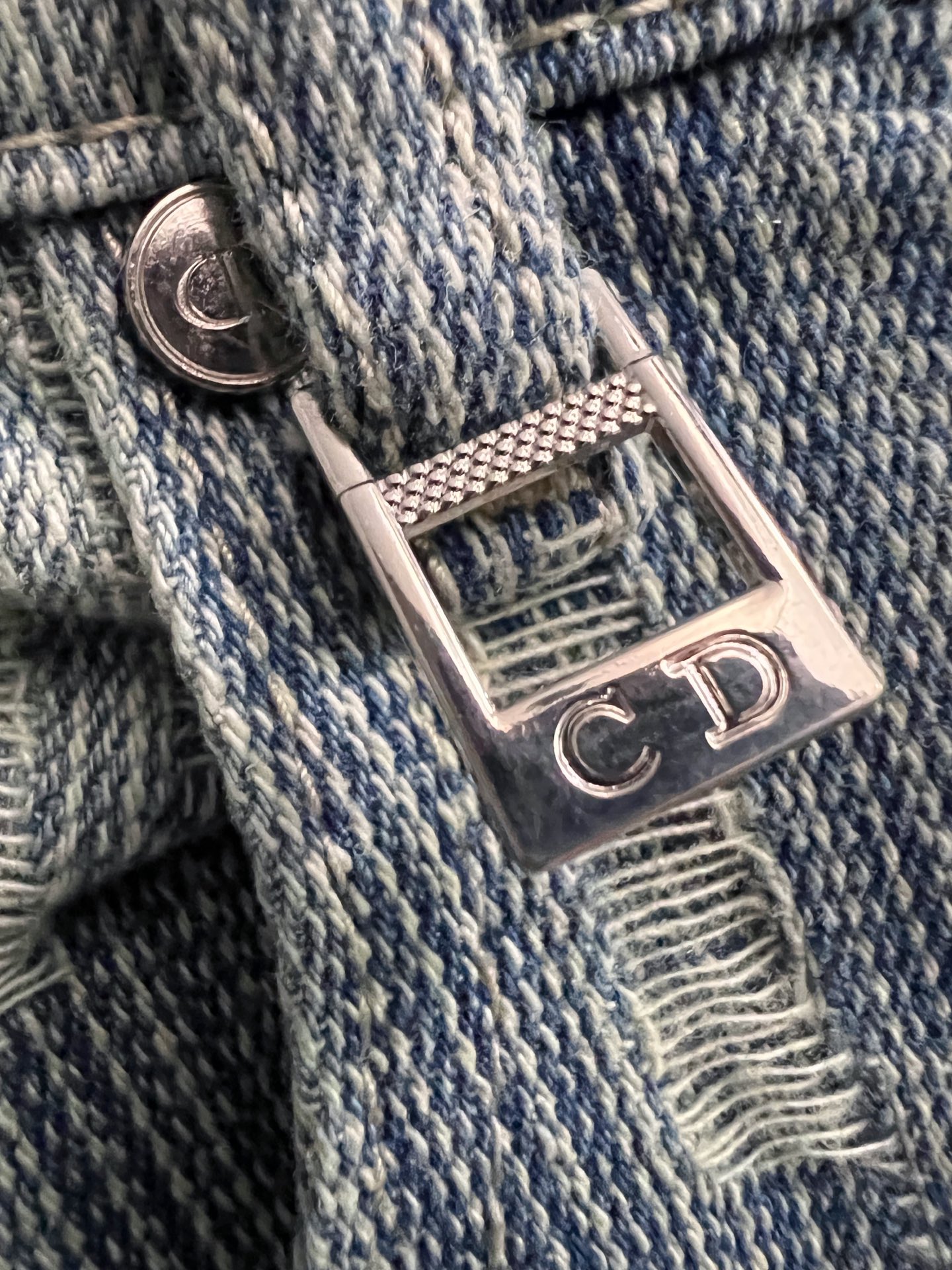 Regenerative Agriculture Inspired Blue Cotton Jeans: Quality Dollar CD* 25SS – Care Instructions Included - 图片 6
