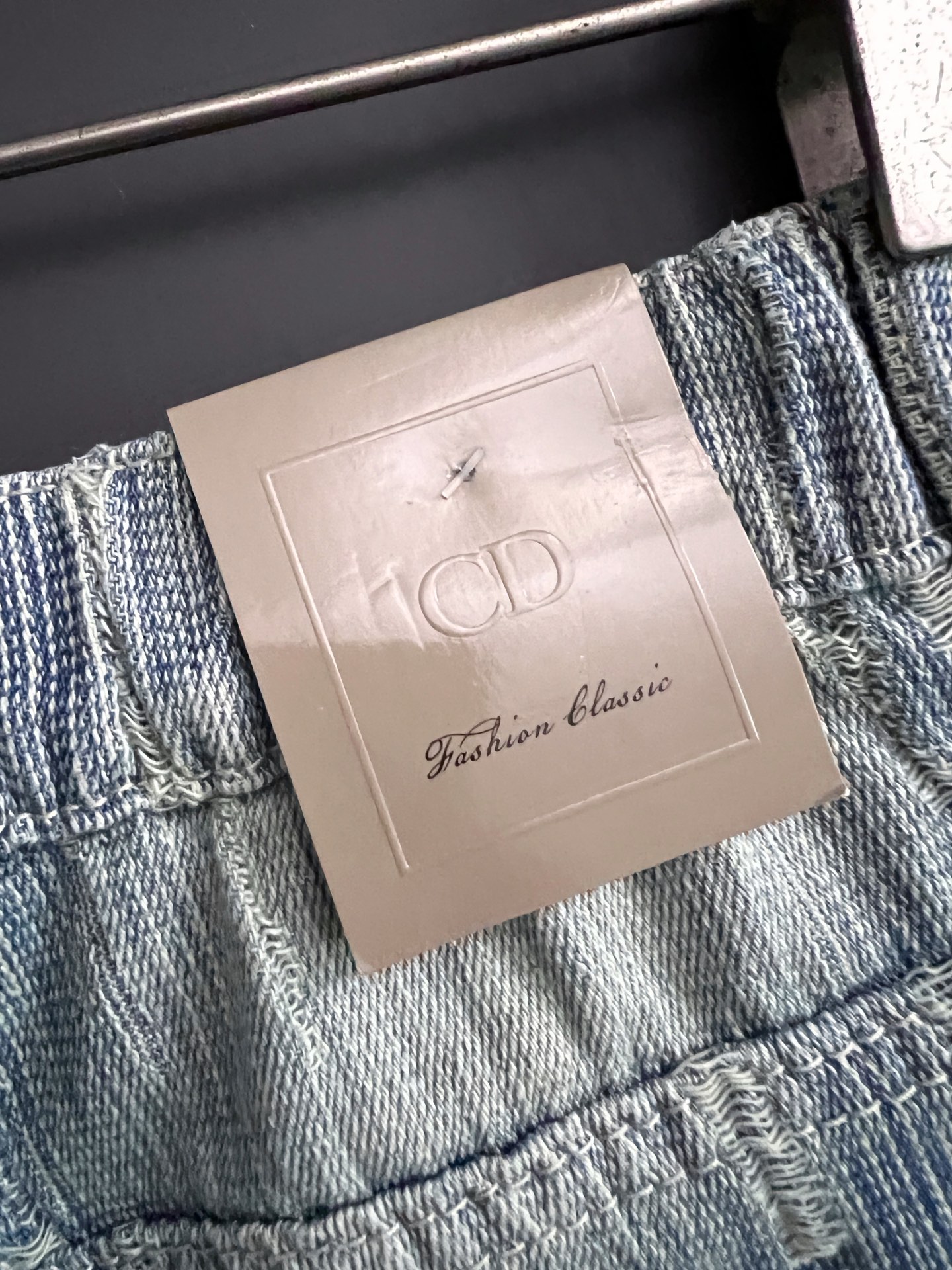 Regenerative Agriculture Inspired Blue Cotton Jeans: Quality Dollar CD* 25SS – Care Instructions Included - 图片 9