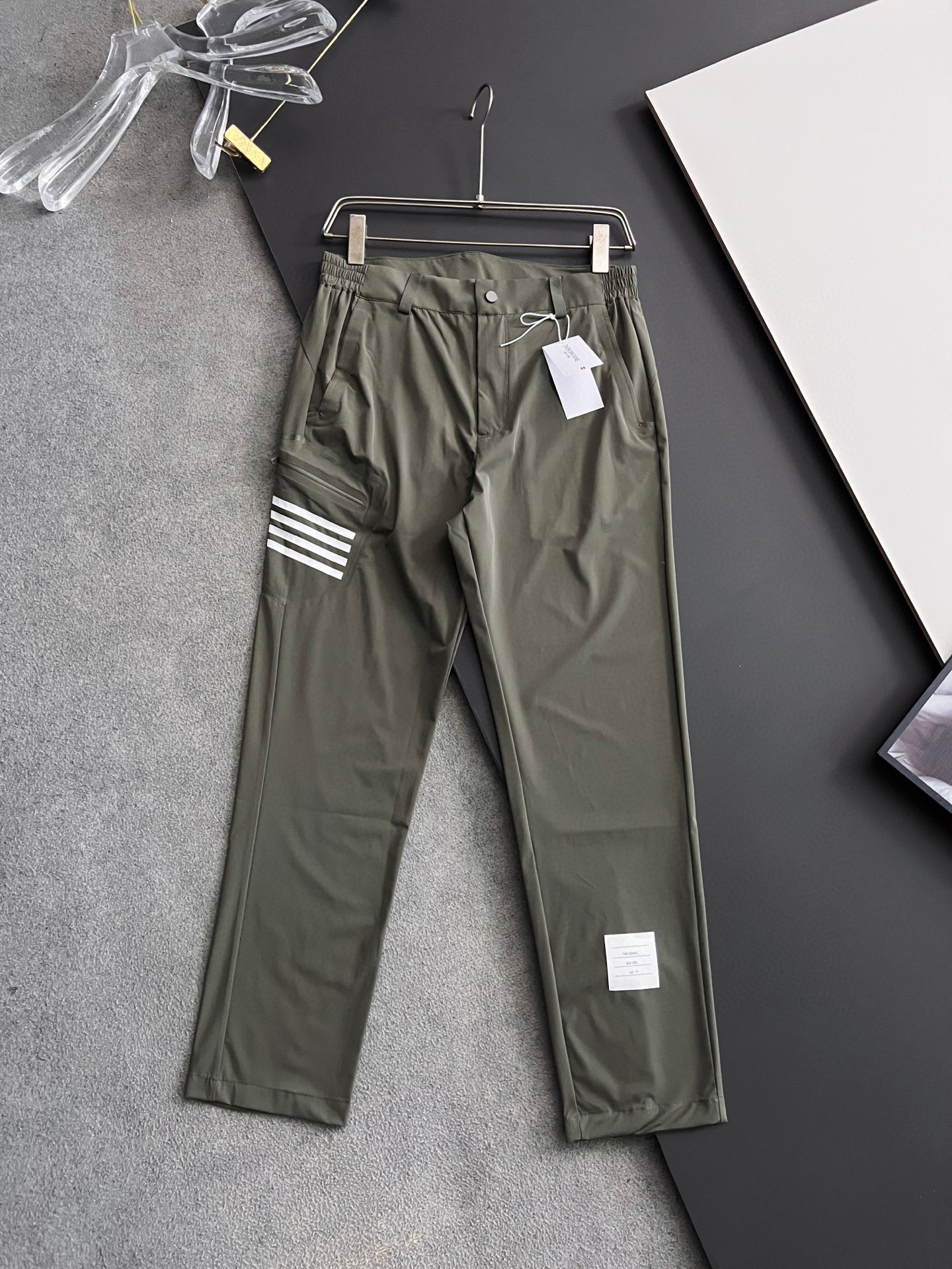 New Ice-Cooked Leisure Pants: Wrinkle-Resistant, Wet, Ventilated, and Inclusive Sizes - 图片 1