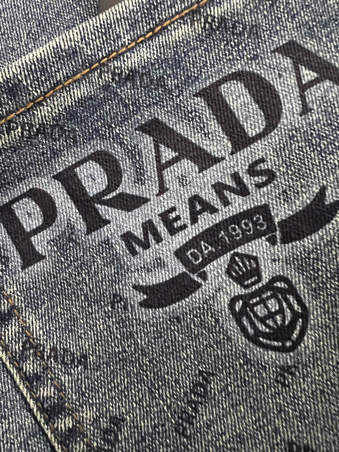 Prad* P576 Jeans: Original Water-washing Surfaces, Comfort, Elasticity, Unique Design - 图片 8
