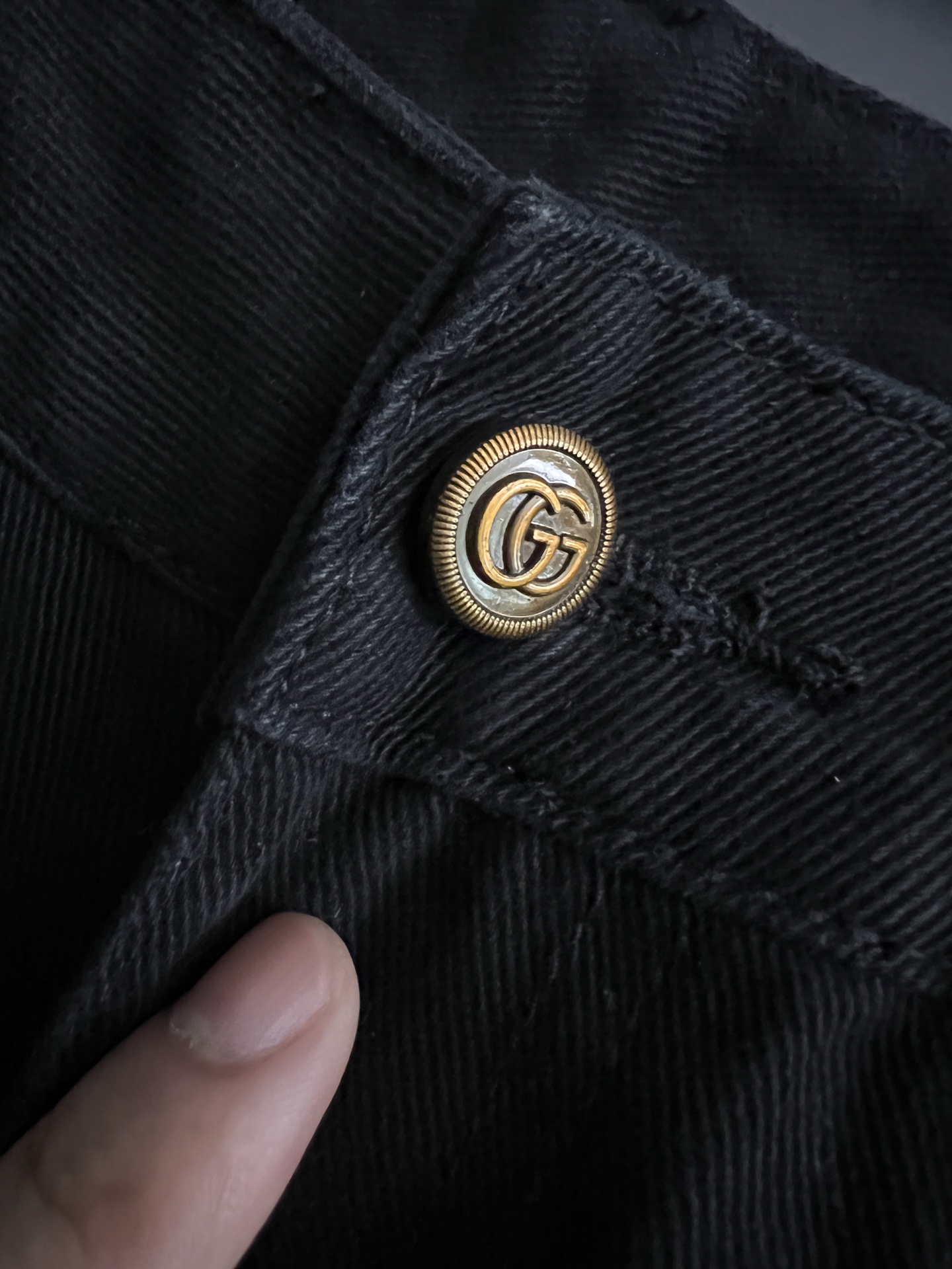 Gucc* 25SS Blue Cotton Jeans: Regenerative Agriculture Philosophy, Care Instructions, Unique Design - 图片 5