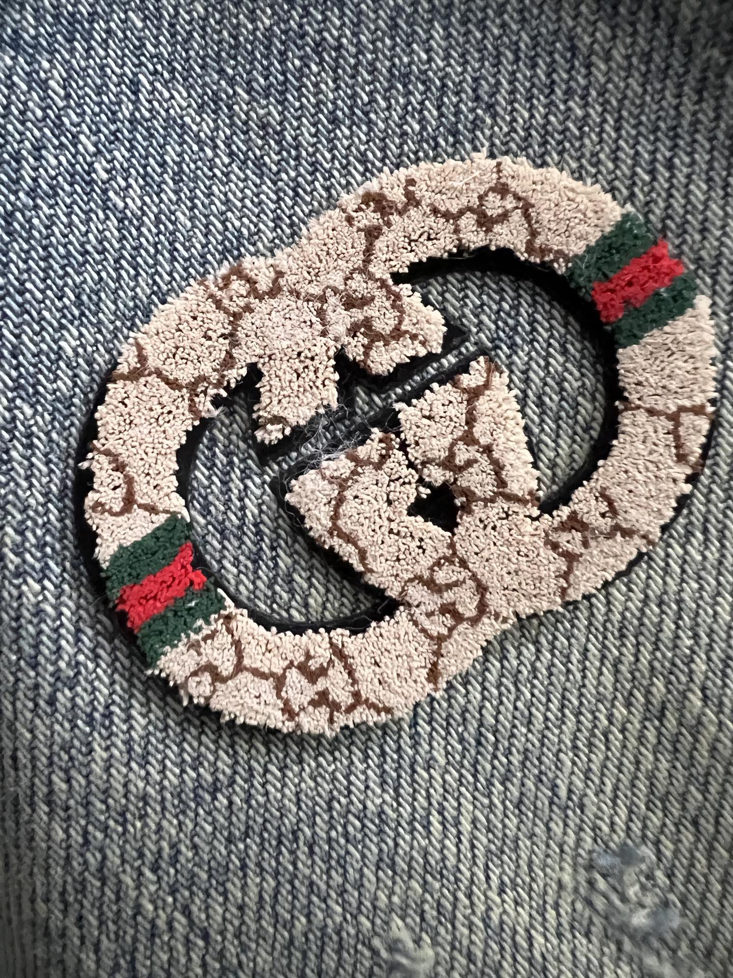 Gucc* 25SS Blue Cotton Jeans with Regenerative Agriculture Philosophy - 图片 8