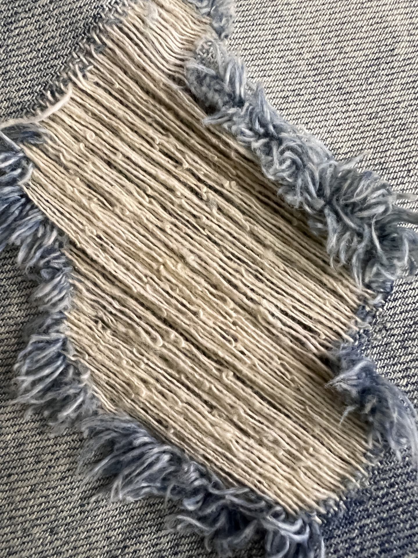 Gucc* 25SS Blue Cotton Jeans with Regenerative Agriculture Philosophy - 图片 5