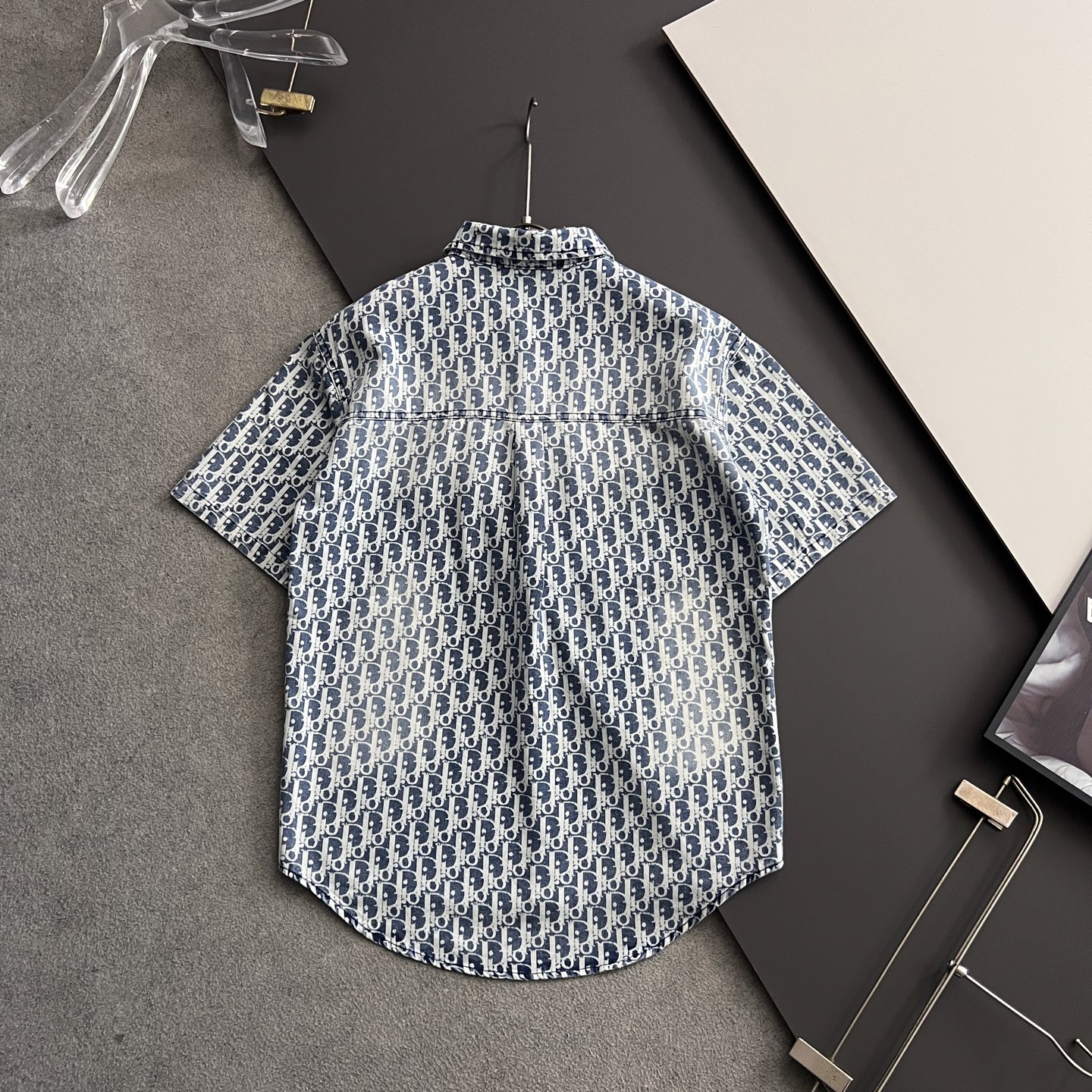 Customized Vintage Cowboy Shirts with Old Letter-Printed CDs Logo for Men and Women - 图片 7