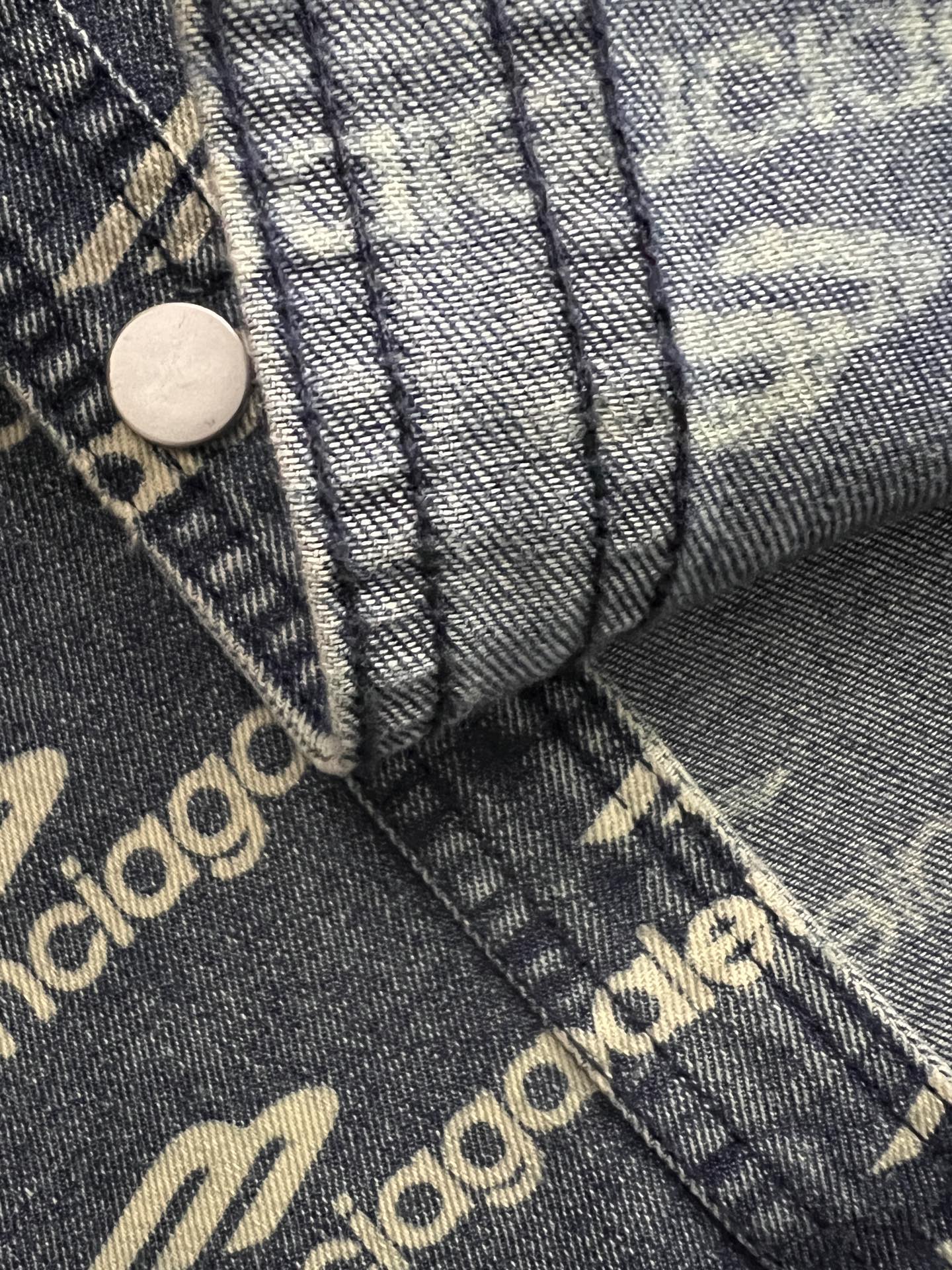 Vintage Cowboy Shirts with Customizable Old Letter-Printed Logo for Men and Women - 图片 6