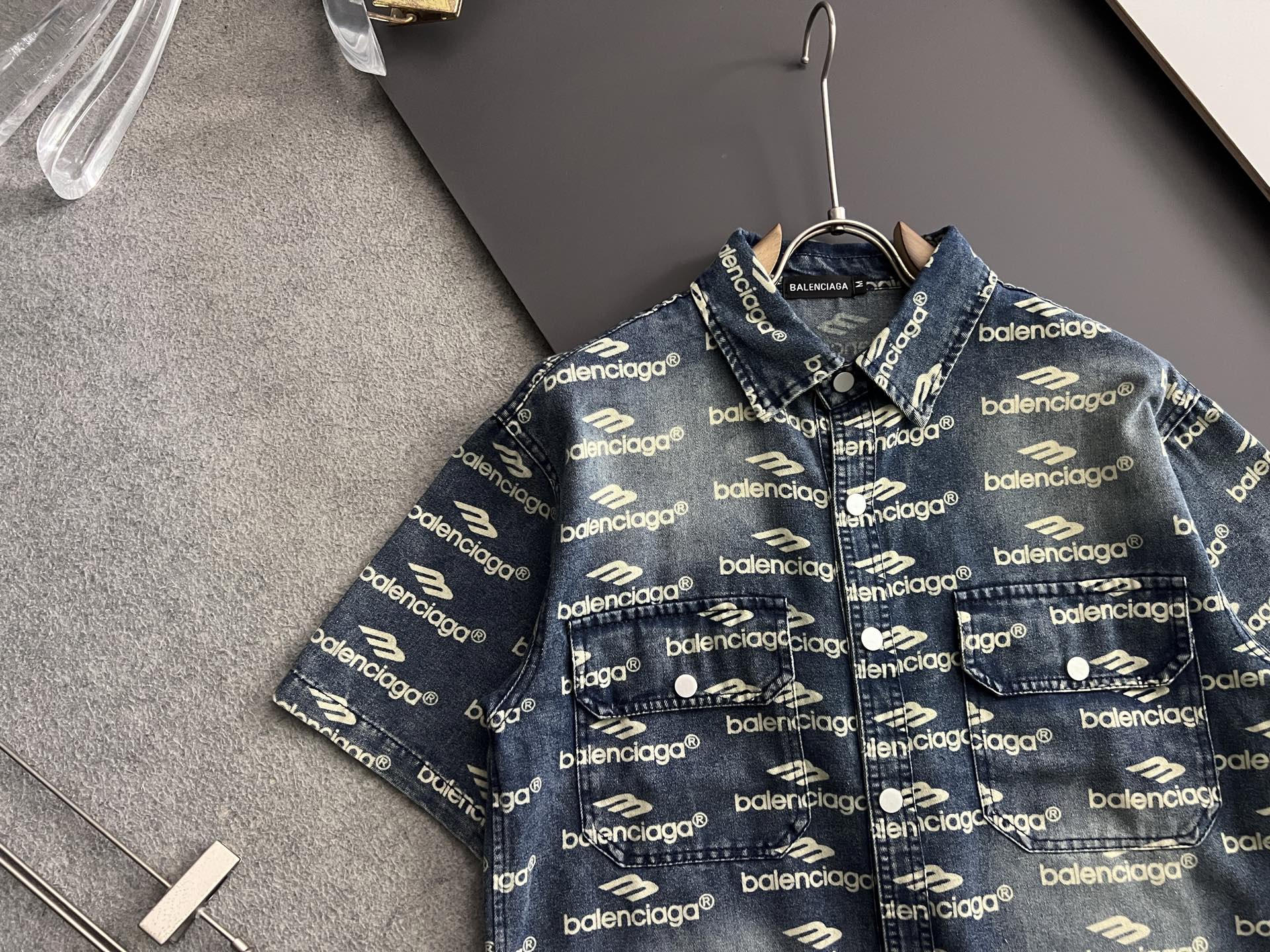 Vintage Cowboy Shirts with Customizable Old Letter-Printed Logo for Men and Women - 图片 2