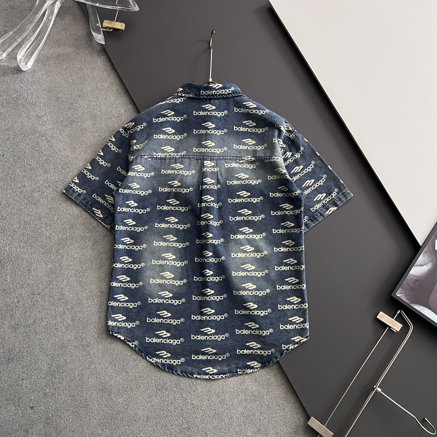 Vintage Cowboy Shirts with Customizable Old Letter-Printed Logo for Men and Women - 图片 7